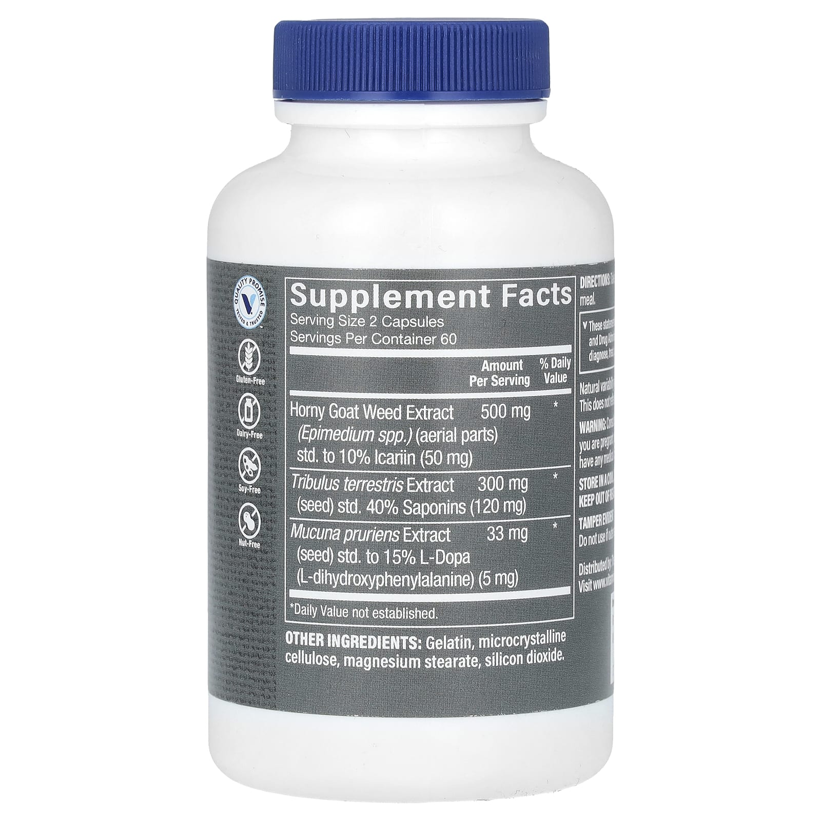 The Vitamin Shoppe, комплекс с горянкой для мужчин, 120 капсул