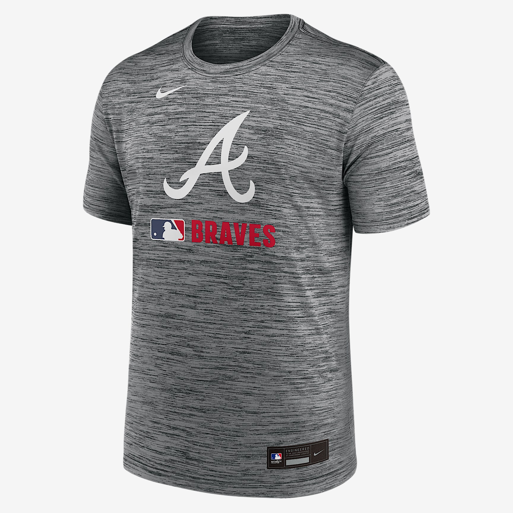 Atlanta Braves Authentic Collection Velocity Men's Nike Dri-FIT MLB T-Shirt