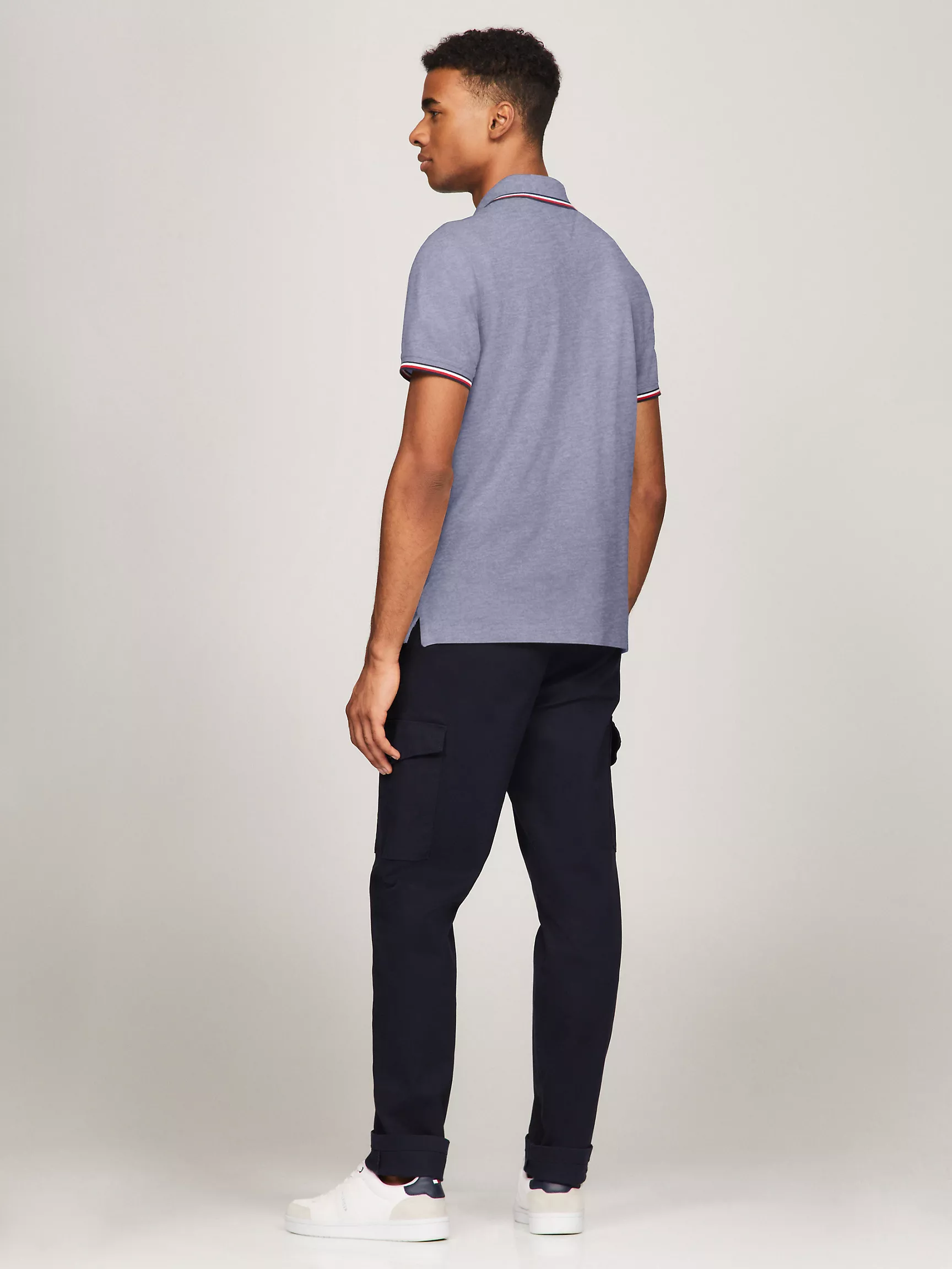 Мужское поло Tommy Hilfiger, Влагоотводящее поло Tommy стандартного кроя