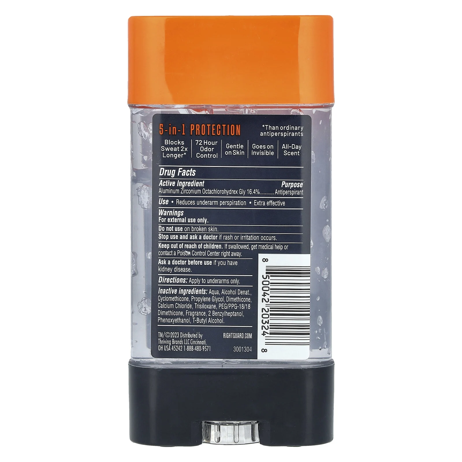 Right Guard, Xtreme Defense, антиперспирант / дезодорант, Fresh Blast, 113 г (4 унции)