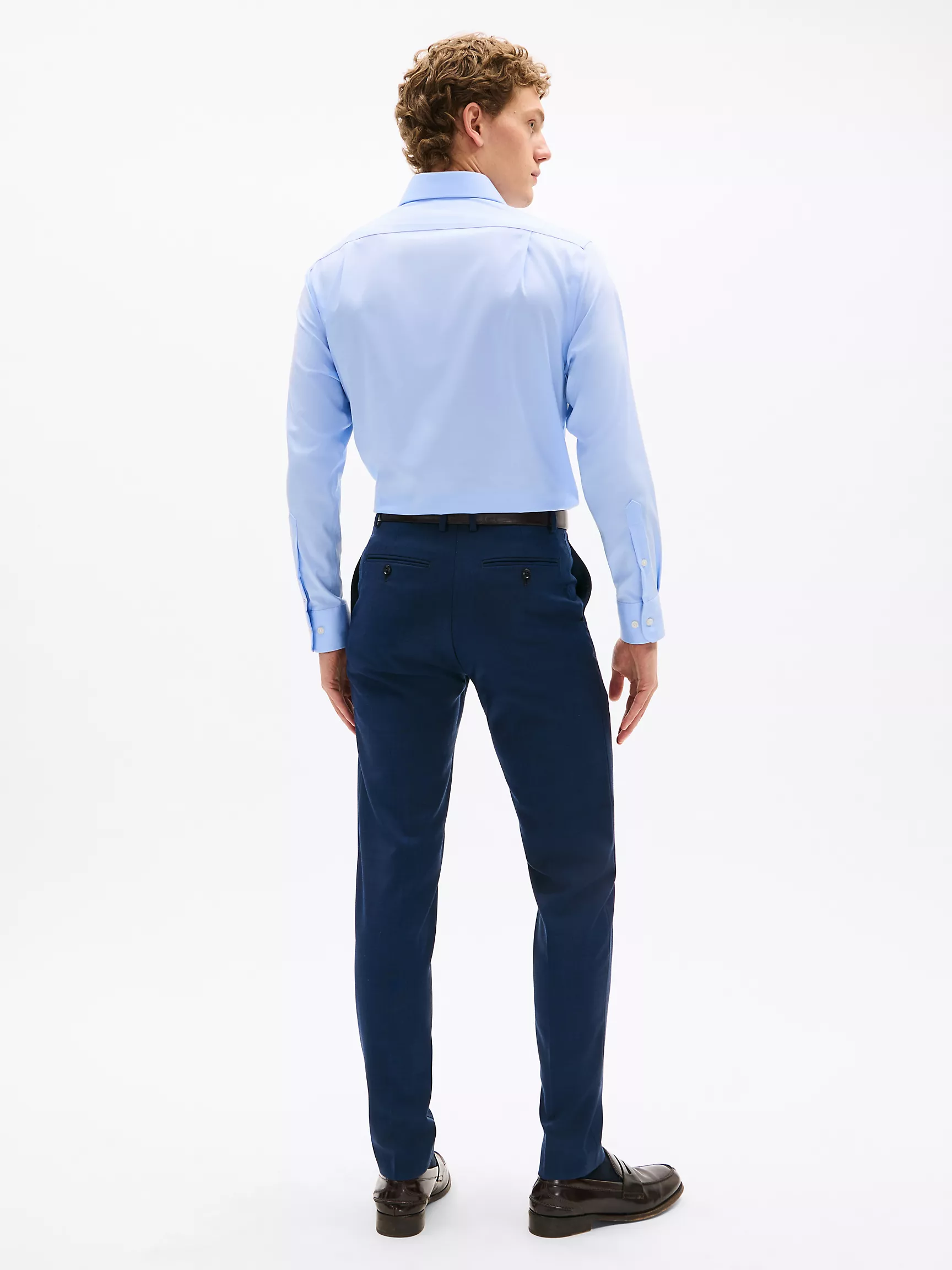 Мужская классическая рубашка Tommy Hilfiger, Стандартная рубашка THFlex