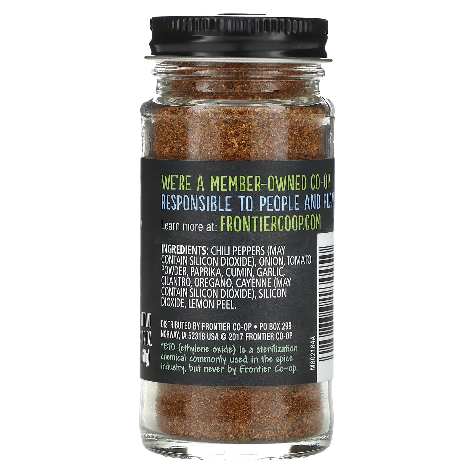 Frontier Co-op, Мексиканская фиеста, бессолевая смесь, 2,12 унции (60 г)