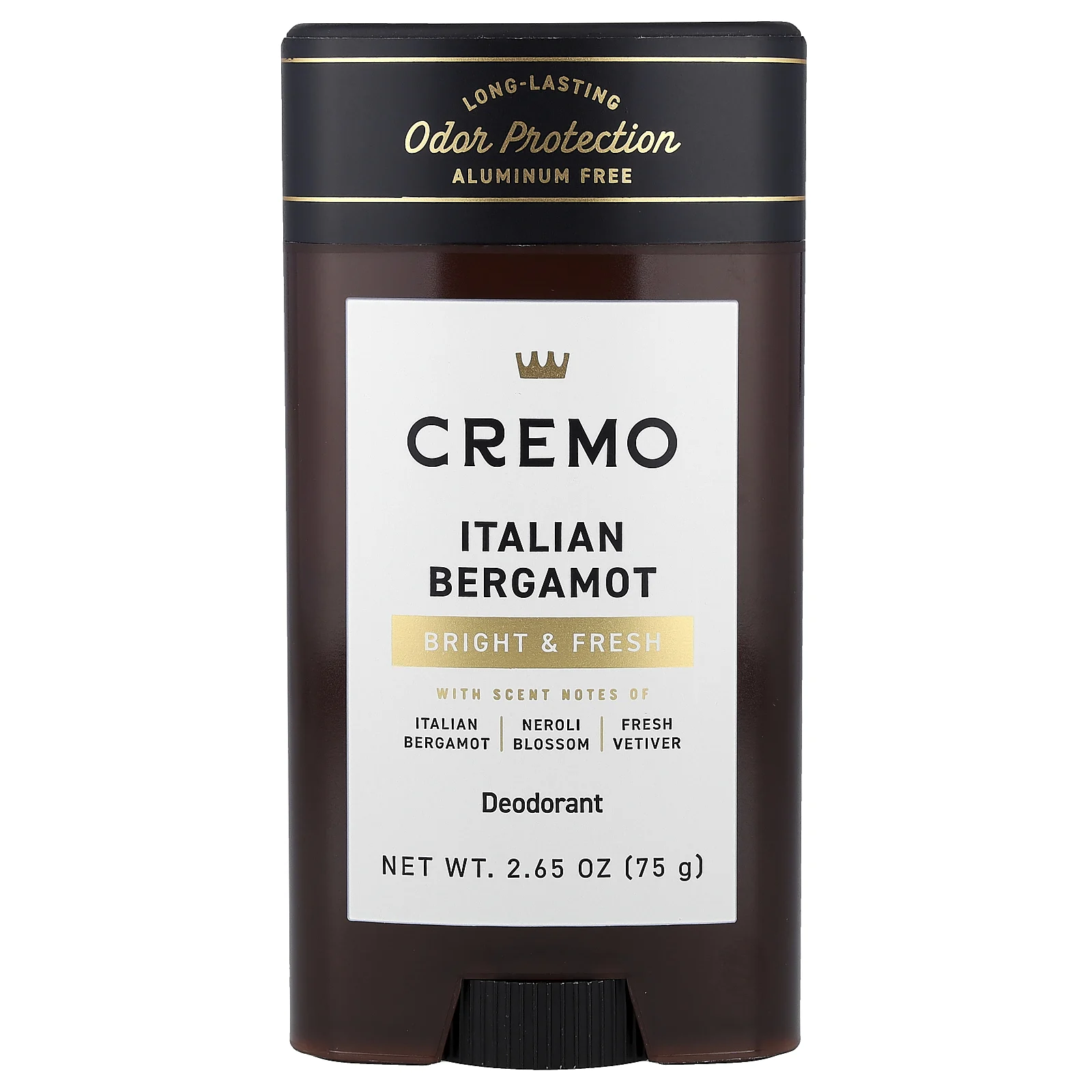 Cremo, Дезодорант, итальянский бергамот, 75 г (2,65 унции)