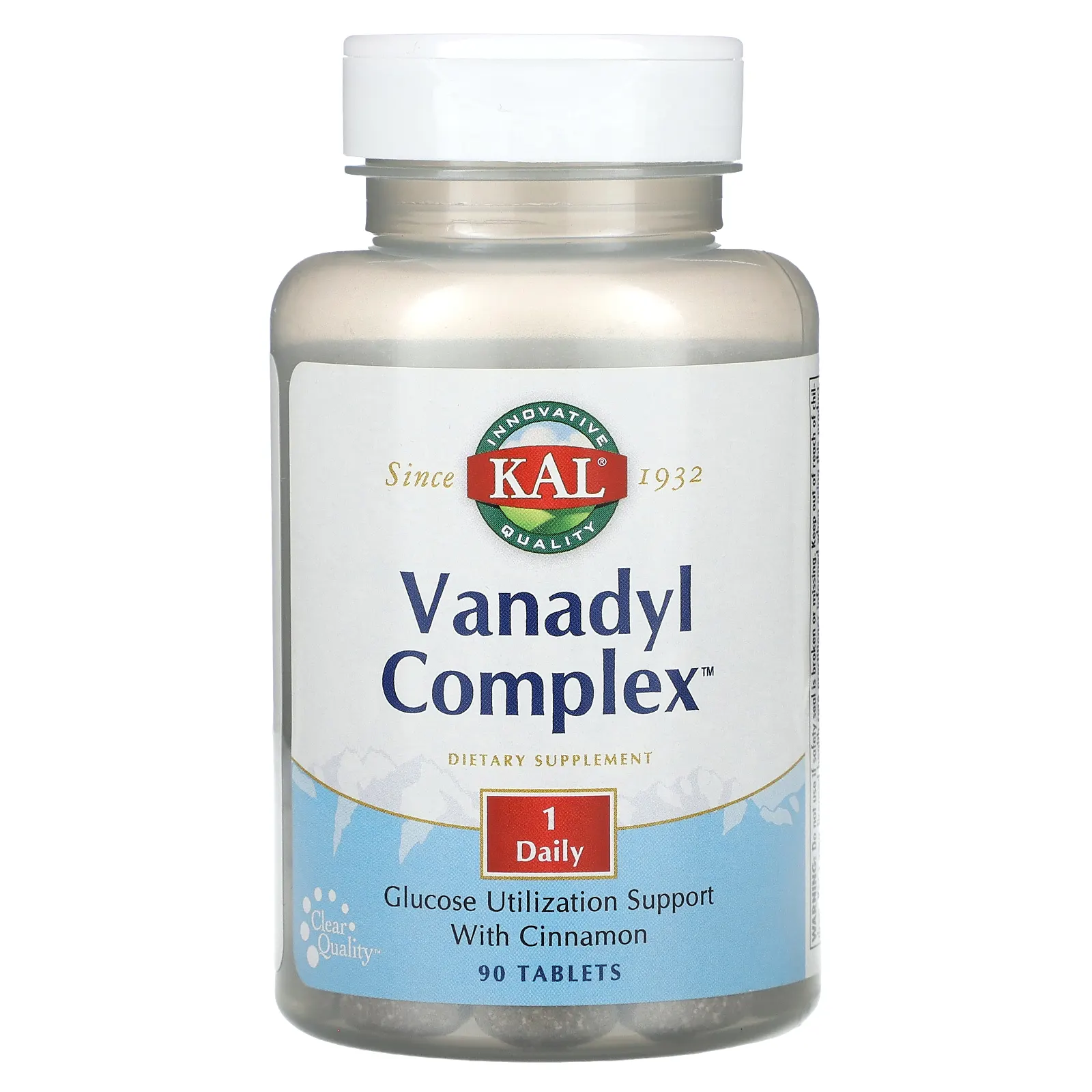KAL, Vanadyl Complex, комплекс с ванадилом, 90 таблеток