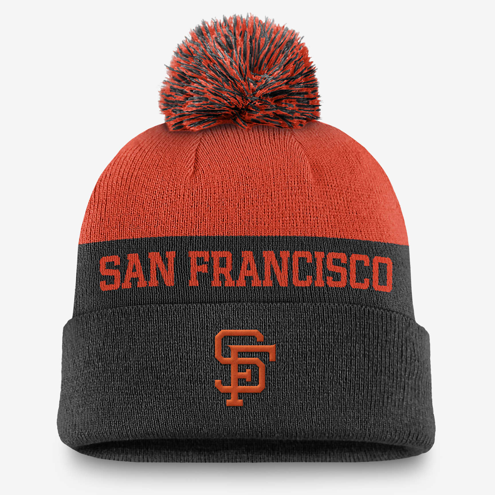 San Francisco Giants Rewind Peak Men's Nike MLB Cuffed Pom Beanie