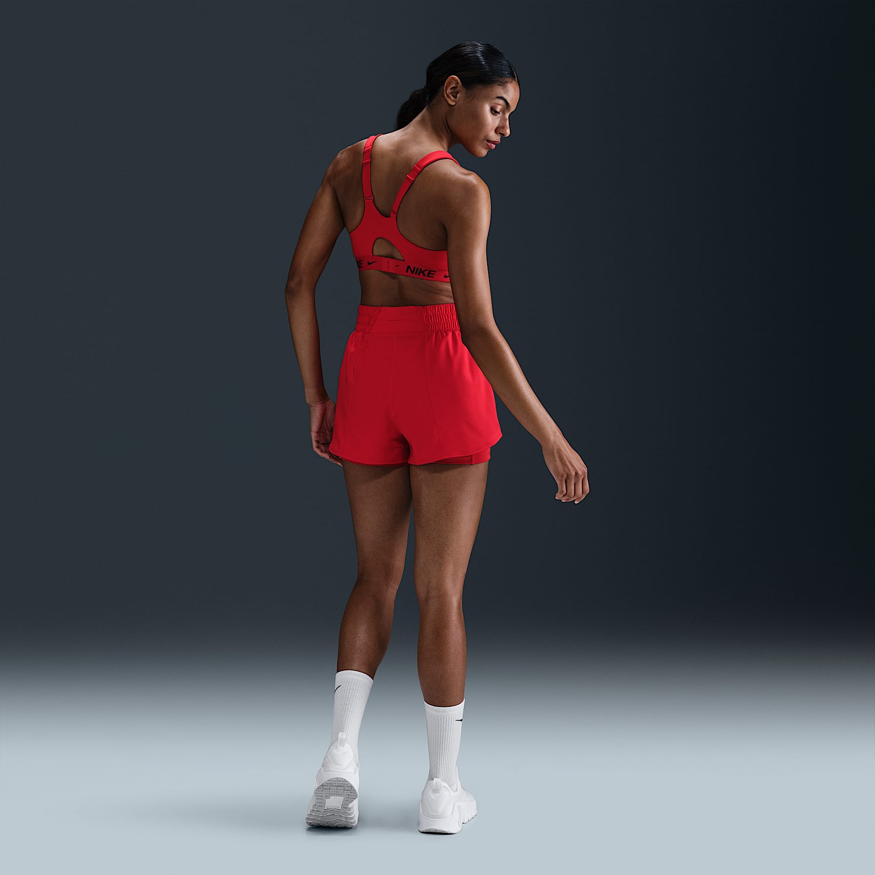 Nike One Women's Dri-FIT High-Waisted 3" 2-in-1 Shorts