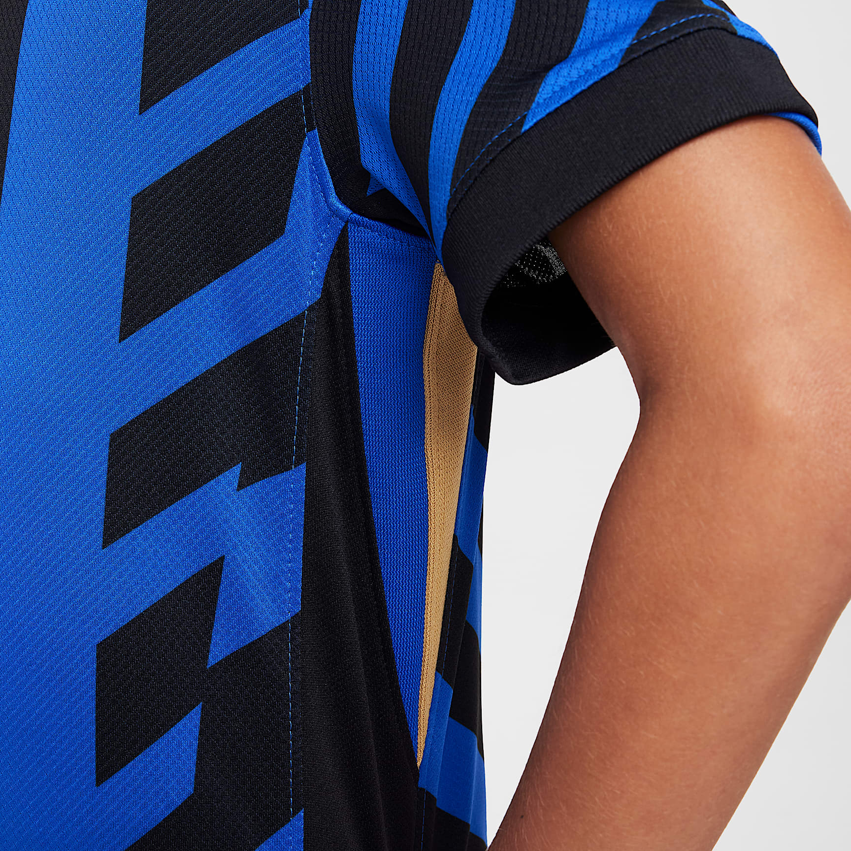 Inter Milan 2024/25 Stadium Home Big Kids' Nike Dri-FIT Soccer Replica Jersey