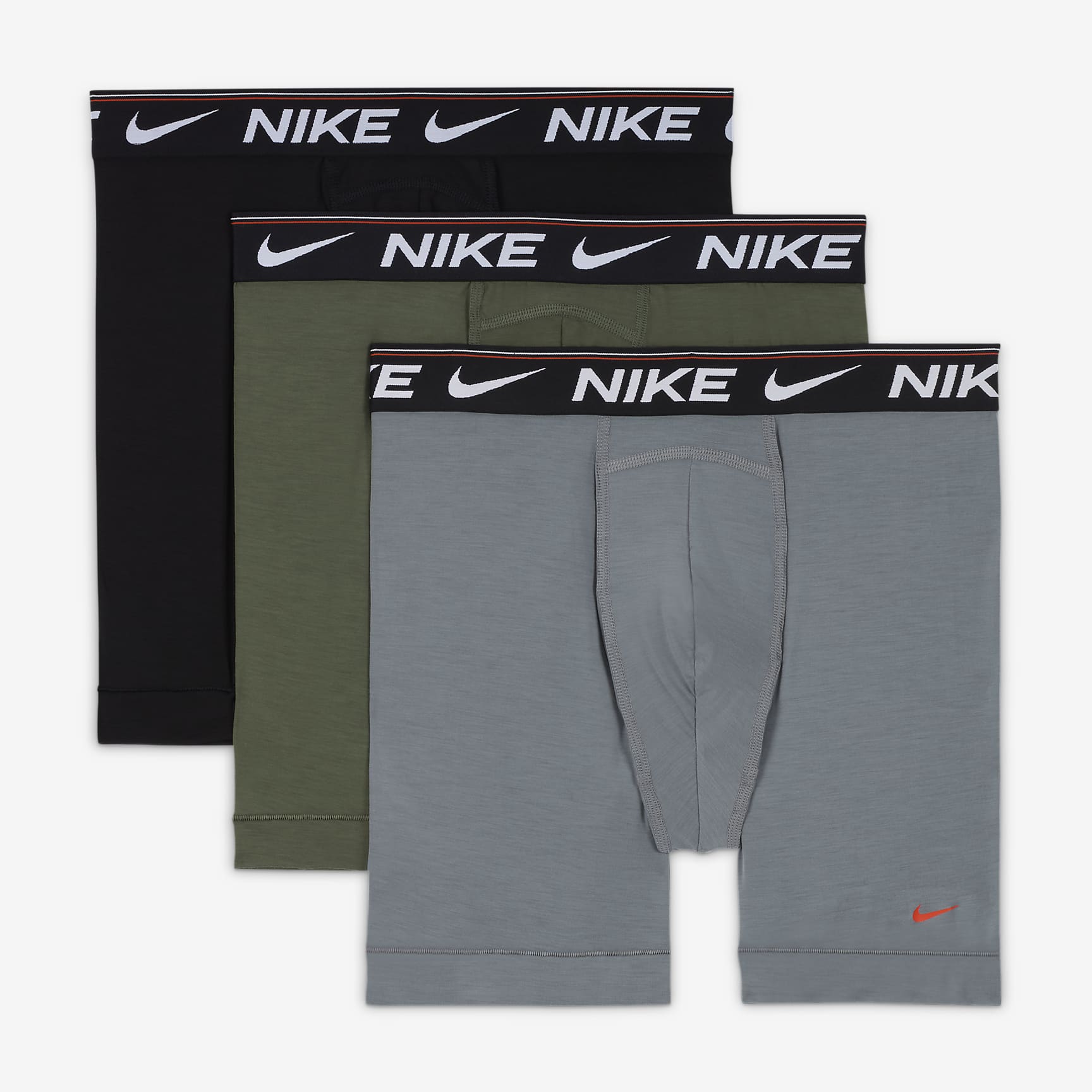 Nike Ultra Comfort Men's Dri-FIT Long Boxer Brief (3-Pack)