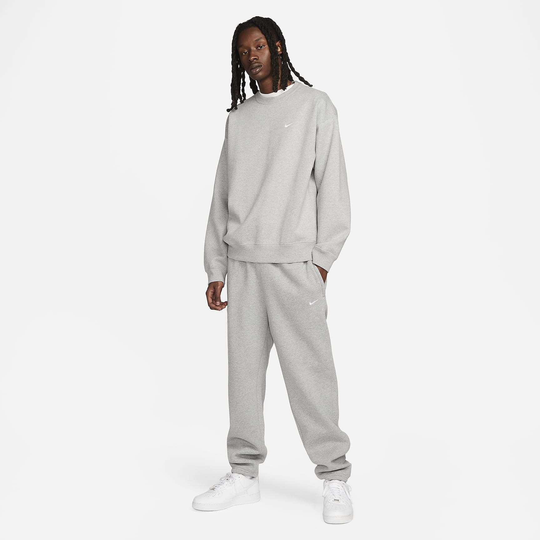 Nike Solo Swoosh Men's Fleece Crew