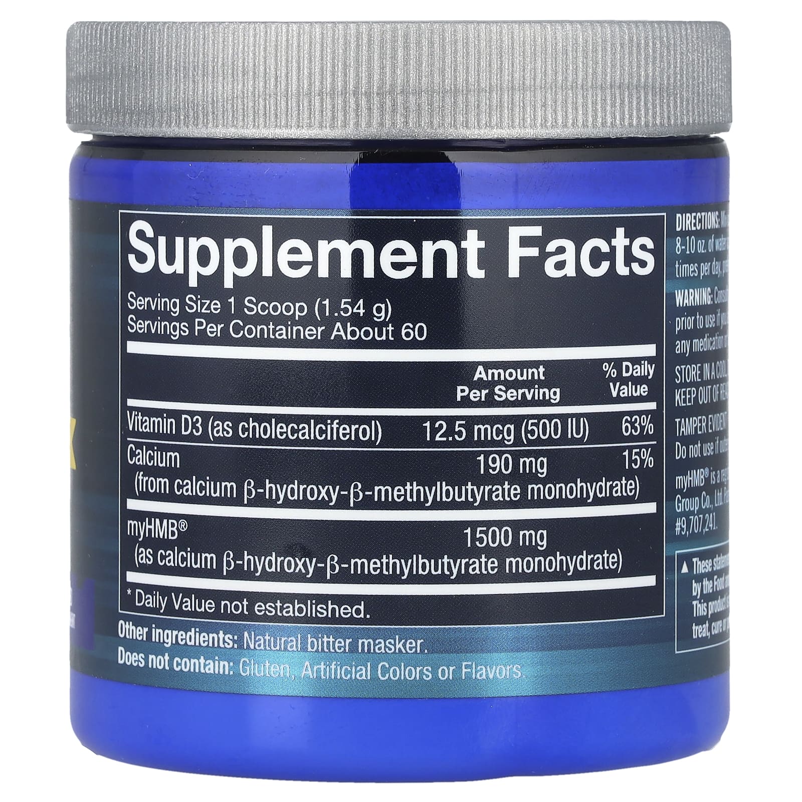 BodyTech, HMB + витамин D3, без добавок, 92,4 г (3,26 унции)