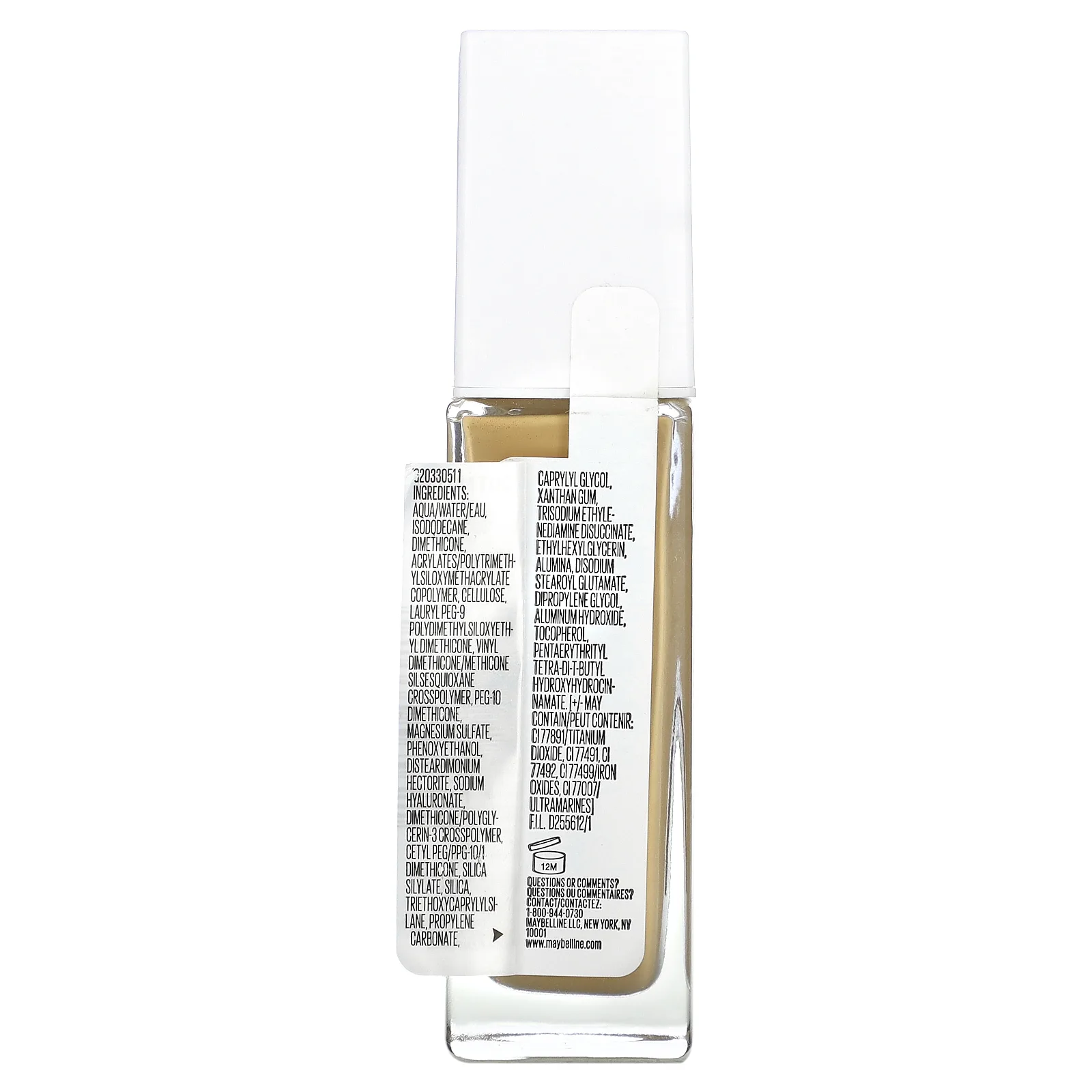 Maybelline, Super Stay, тональная основа Active Wear, 140 светлый загар, 30 мл (1 жидк. Унция)