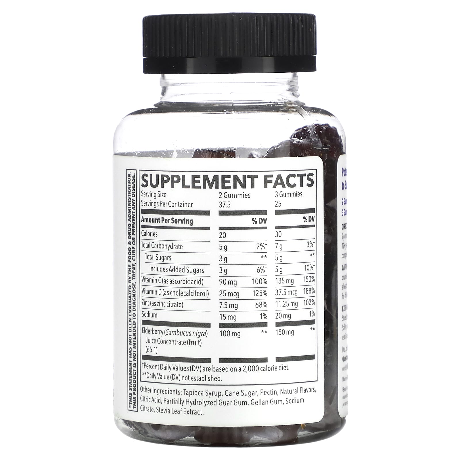 LifeSeasons, Clinical Immunity, жевательная таблетка с бузиной, 6500 мг, 75 жевательных таблеток (3250 мг в 1 жевательной таблетке)