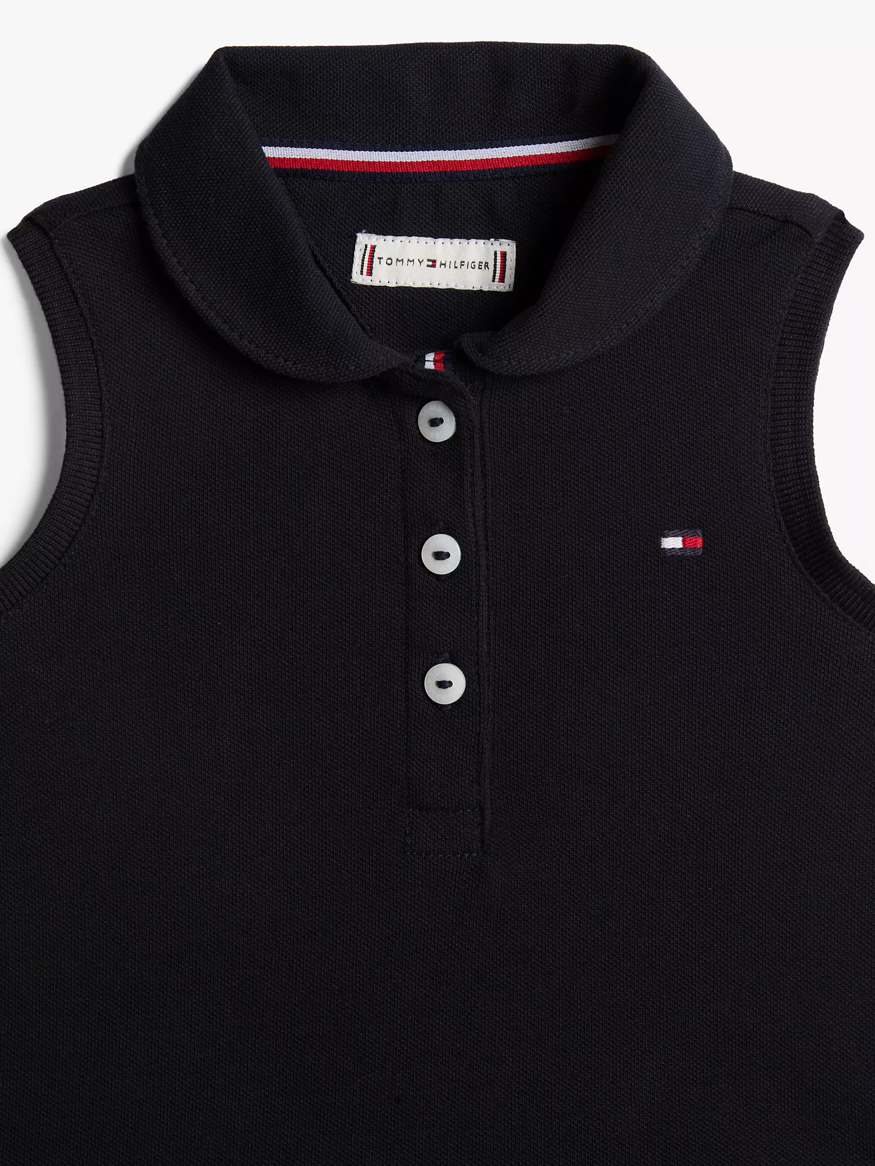 Детское платье Tommy Hilfiger, Детское эластичное поло-платье без рукавов