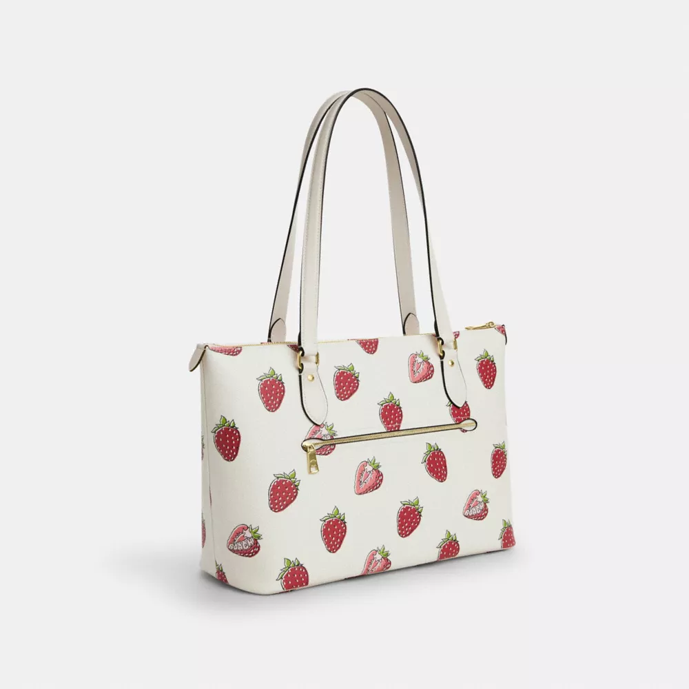 Сумка COACH Gallery Tote Bag With Strawberry Print