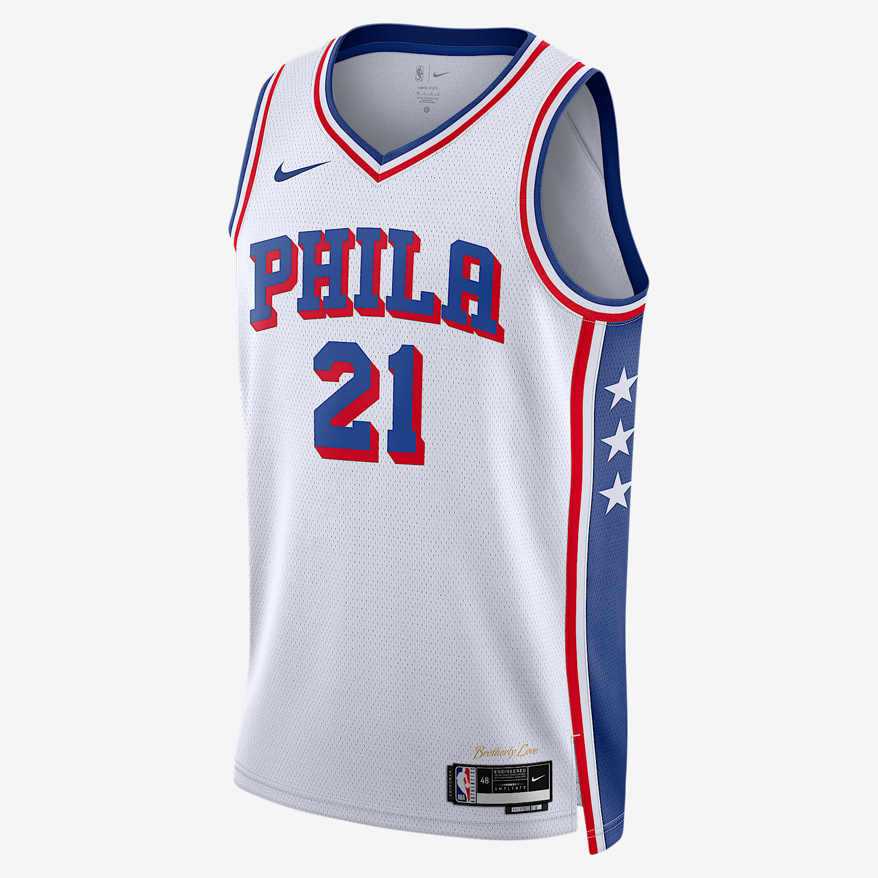 Joel Embiid Philadelphia 76ers 2023/24 Association Edition Men's Nike Dri-FIT NBA Swingman Jersey