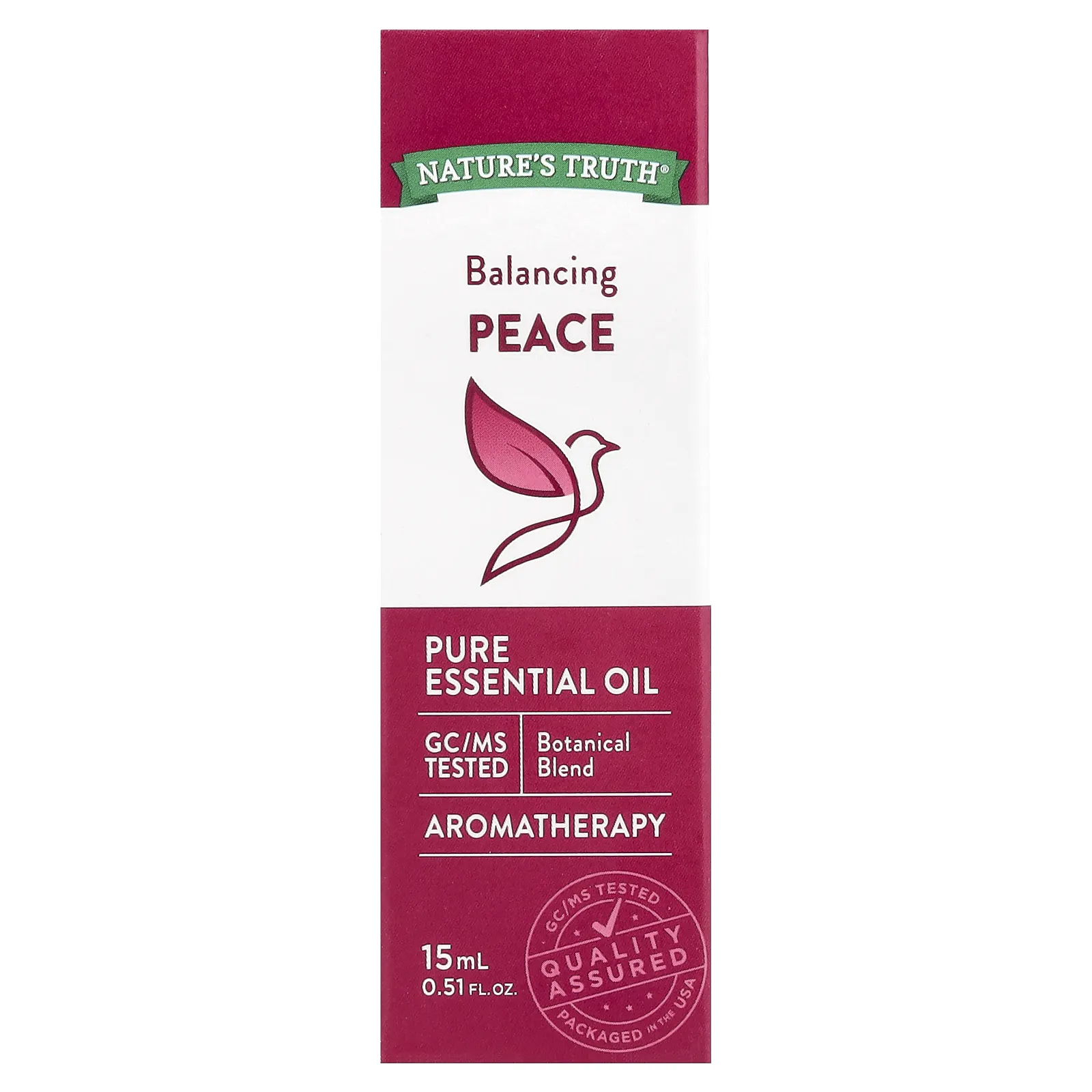 Nature's Truth, Чистое эфирное масло, восстанавливающее равновесие, 15 мл (0,51 жидк. Унции)