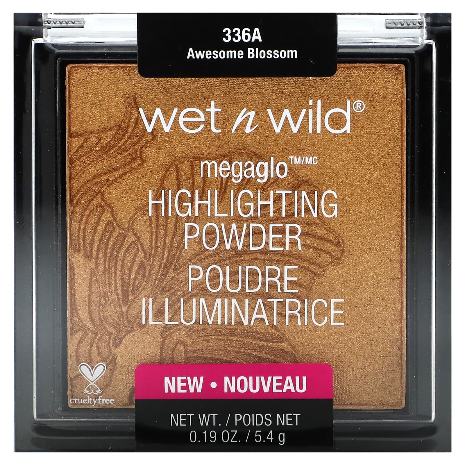 wet n wild, MegaGlo, пудра-хайлайтер, Animal Blossom, 5,4 г (0,19 унции)