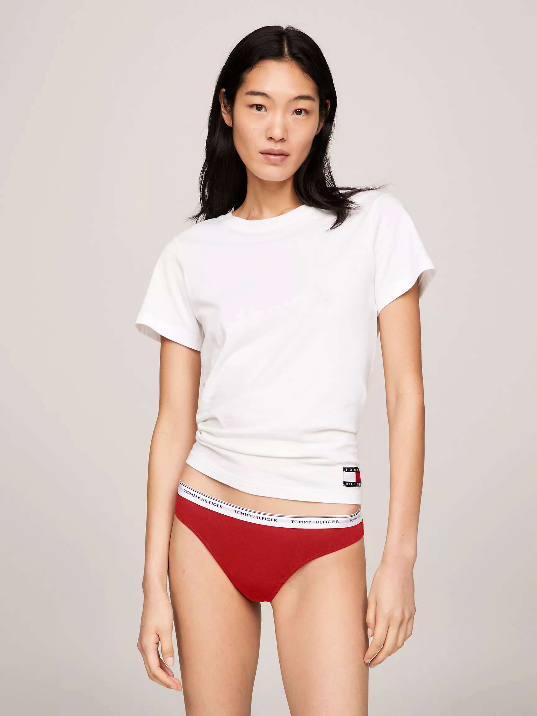Женское нижнее белье Tommy Hilfiger, Набор из 3 стрингов с разными логотипами