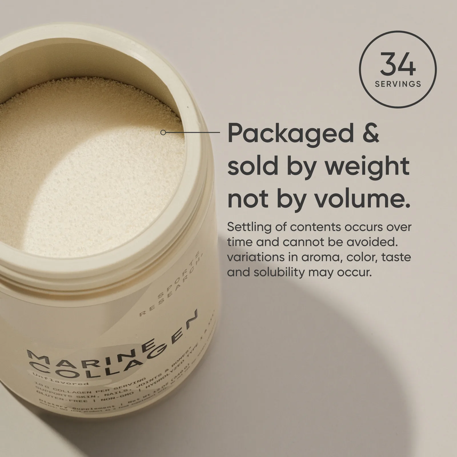 Sports Research, Пептиды из морского коллагена, с нейтральным вкусом, 340 г (12 унций)