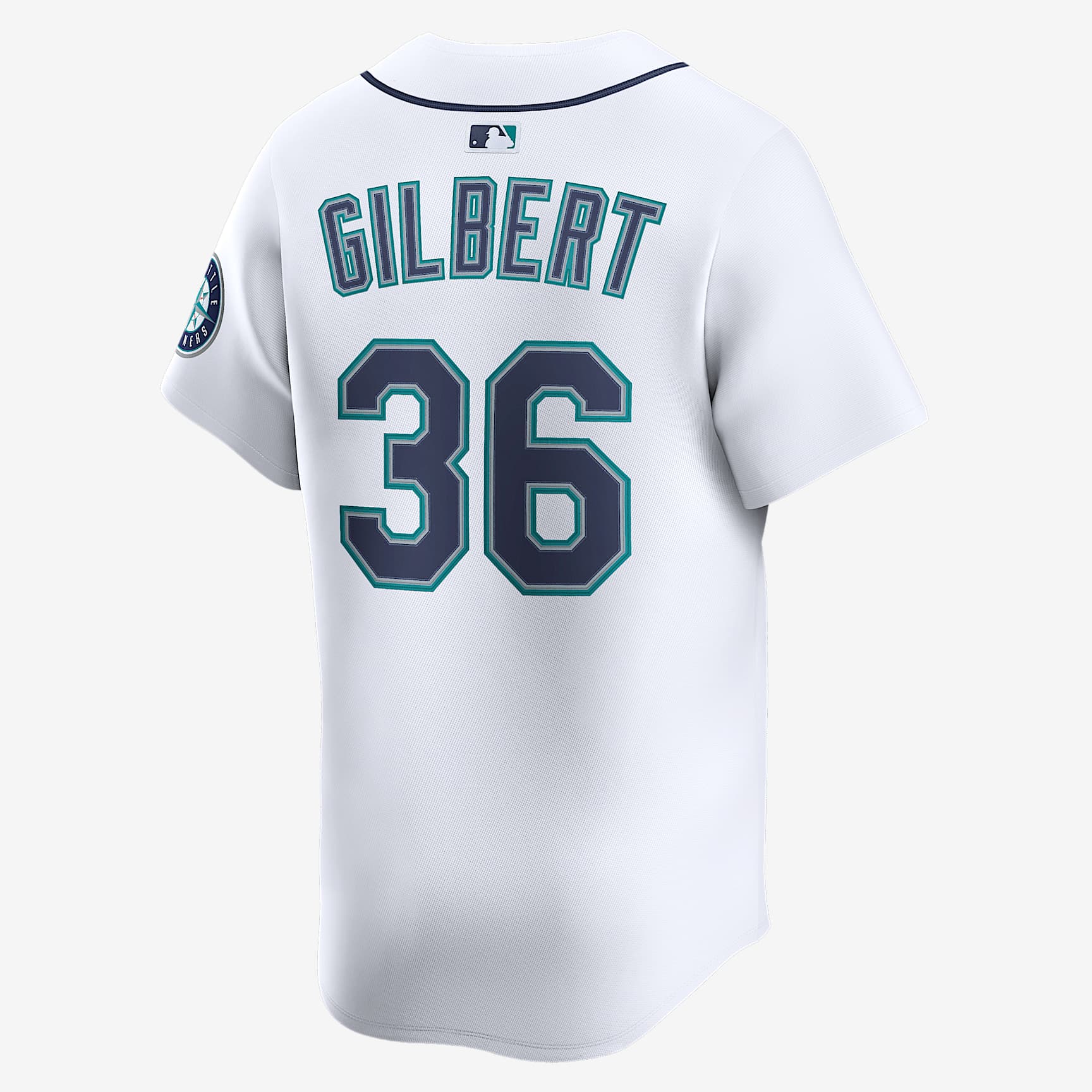 Logan Gilbert Seattle Mariners Men's Nike Dri-FIT ADV MLB Limited Jersey