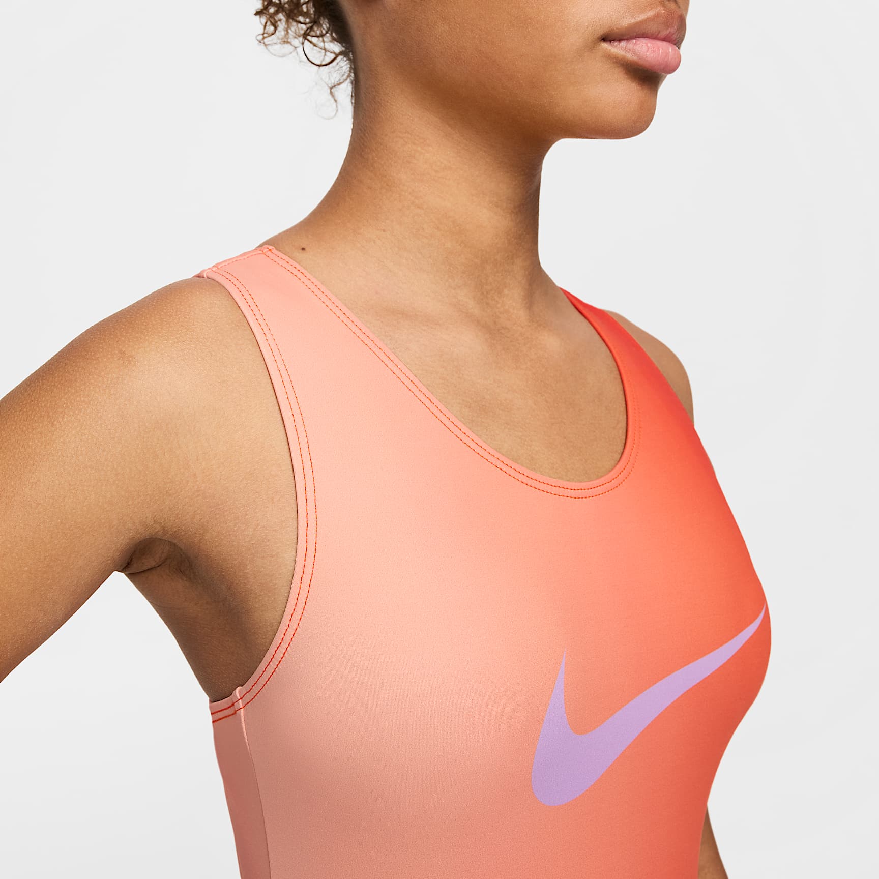Nike Gymnastics Sunrise Ombre Performance Leotard