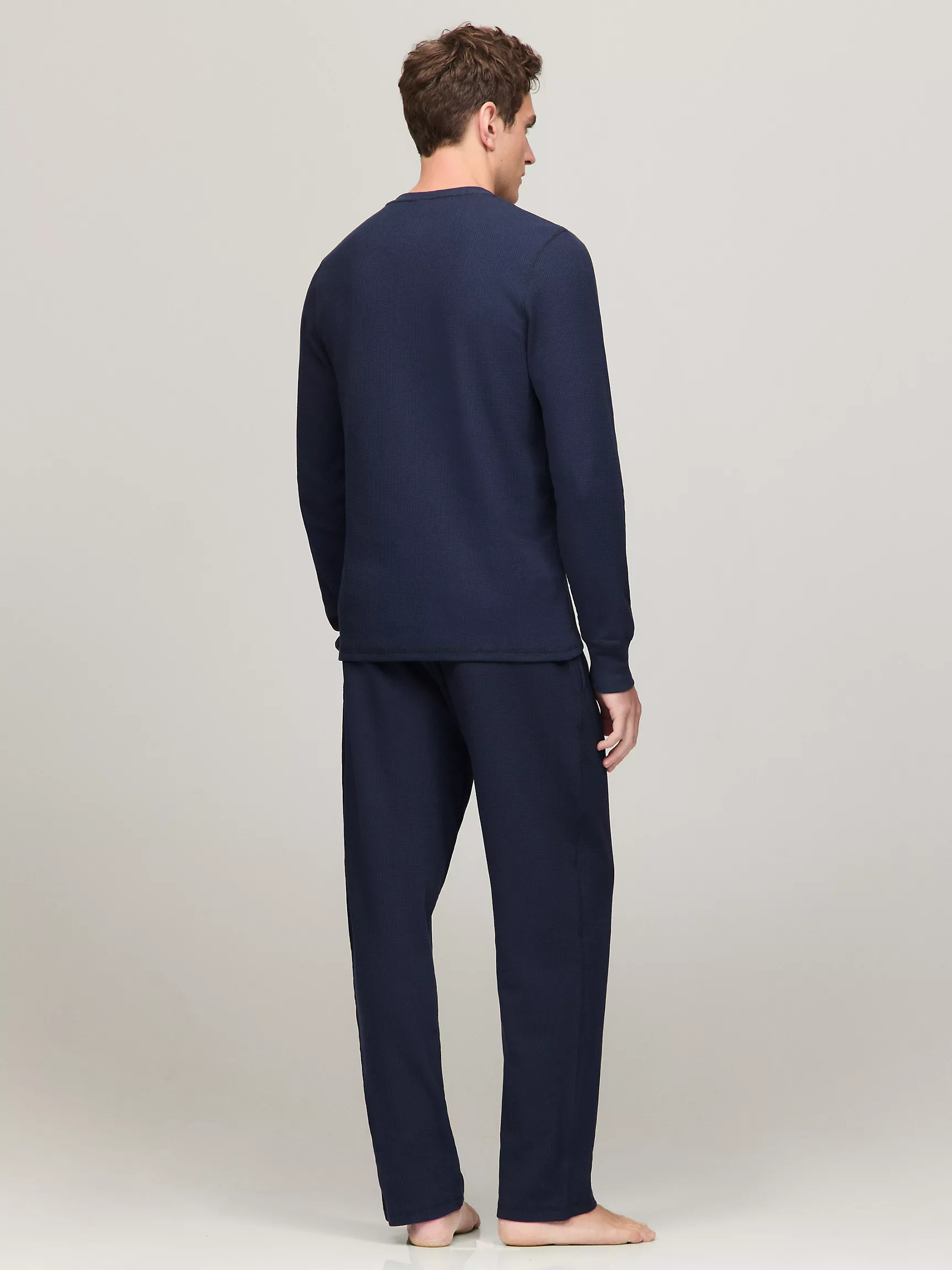 Мужской топ Tommy Hilfiger, Термокофта Henley для сна