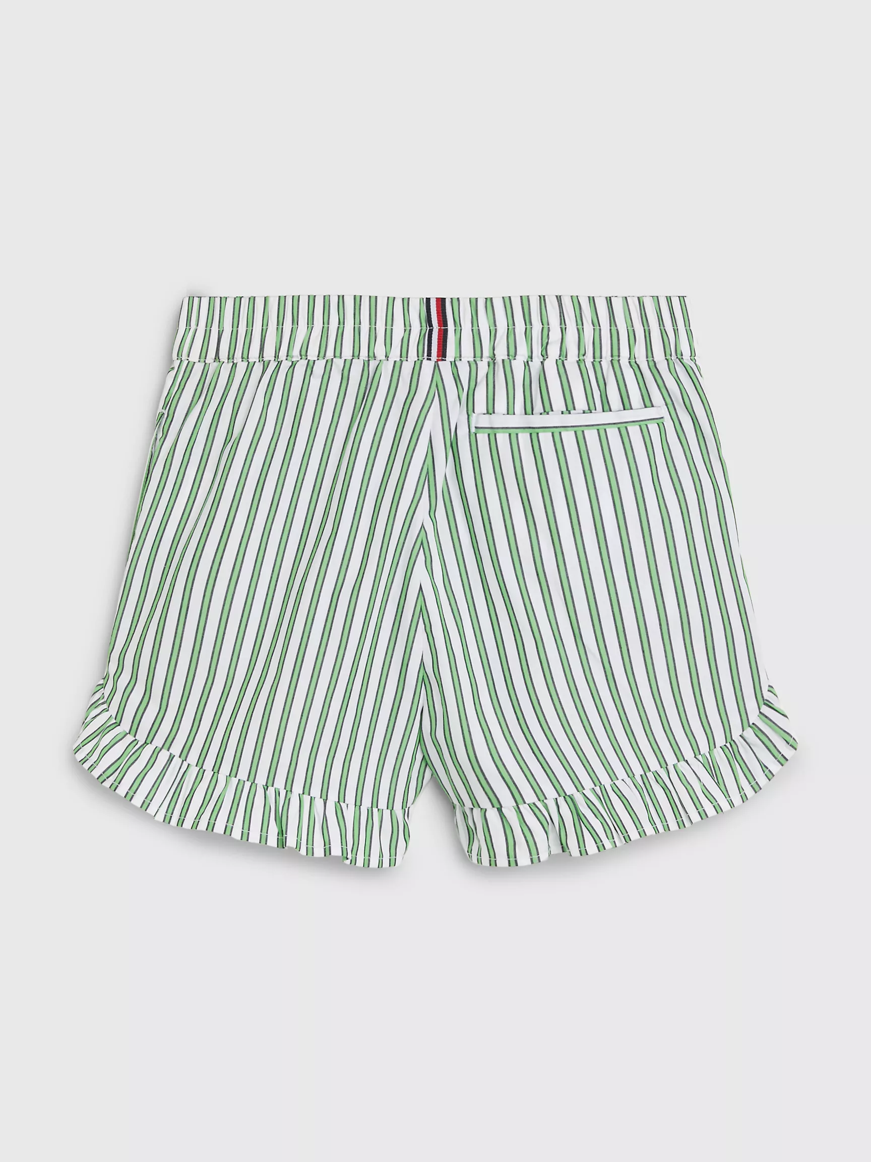 Короткие шорты для девочек Tommy Hilfiger, Детские полосатые шорты с рюшами