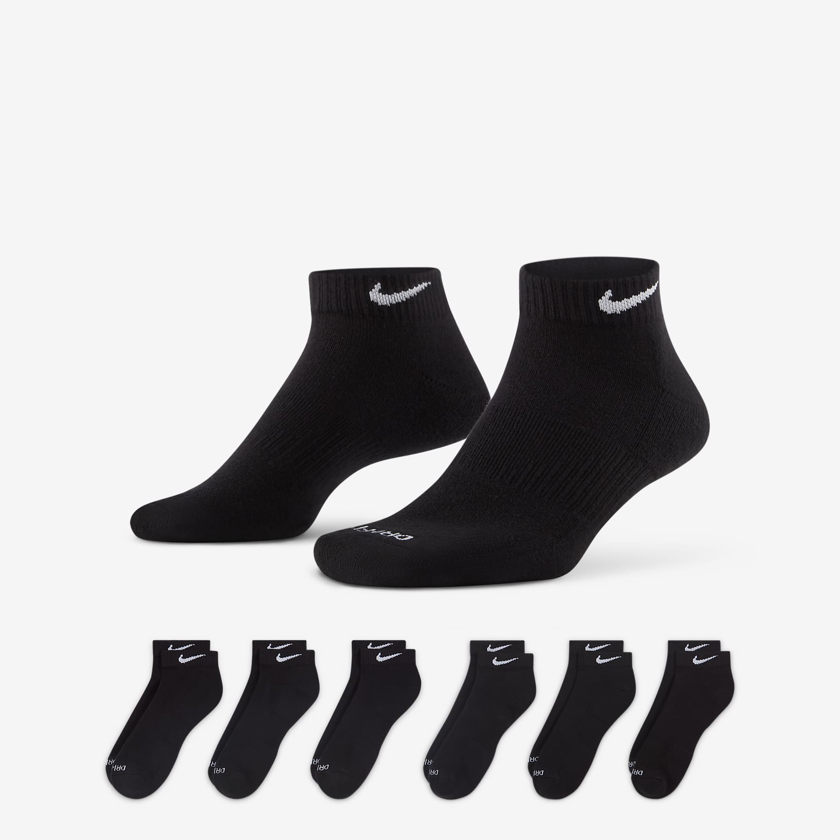Nike Everyday Plus Cushioned Training Low Socks (6 Pairs)