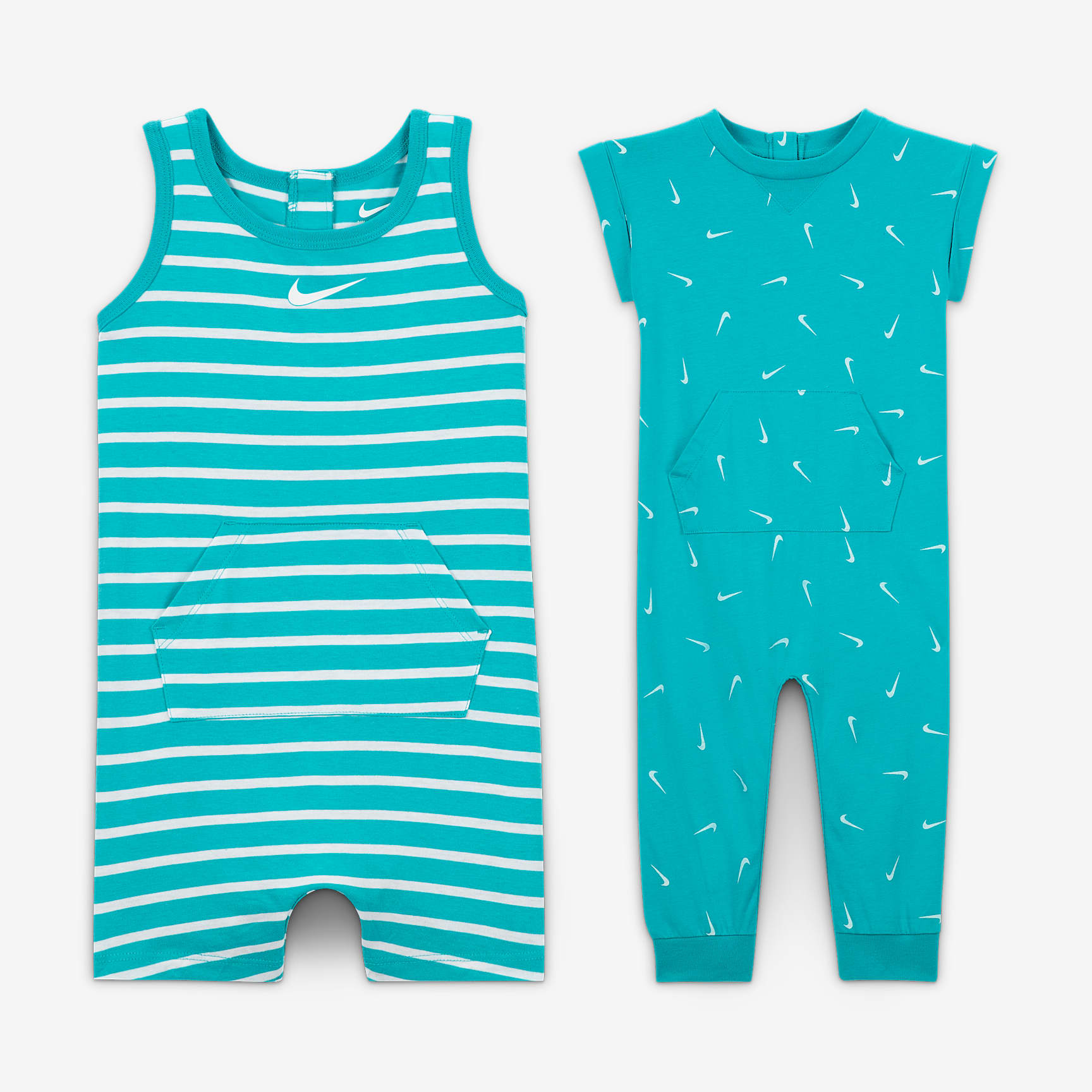 Nike Essentials Baby (12-24M) Short Sleeve and Tank 2-Pack Romper Set