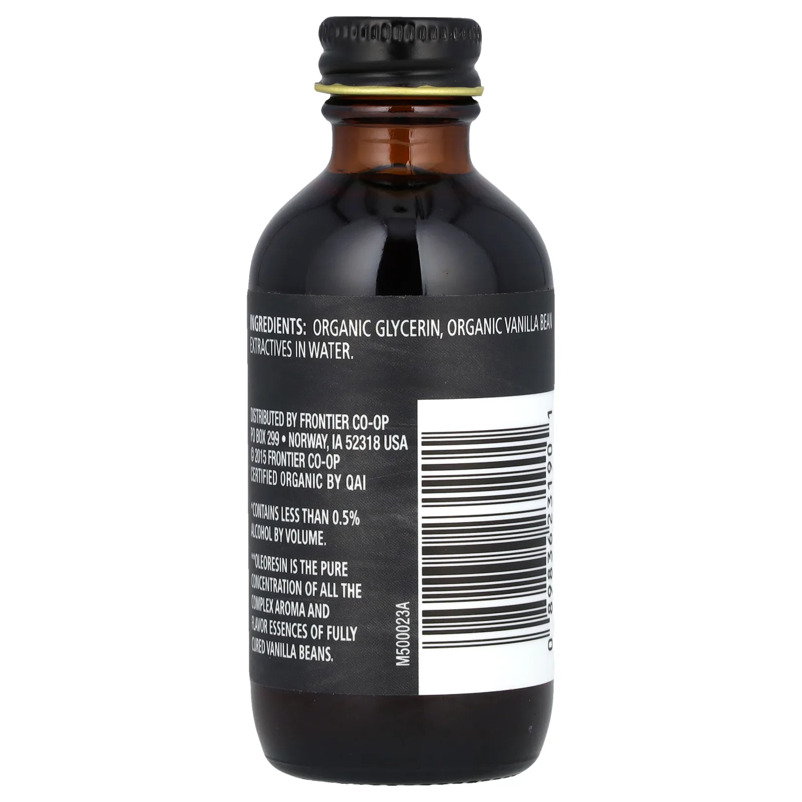 Frontier Co-op, Органический, со вкусом ванили, без спирта, 59 мл (2 жидк. Унции)