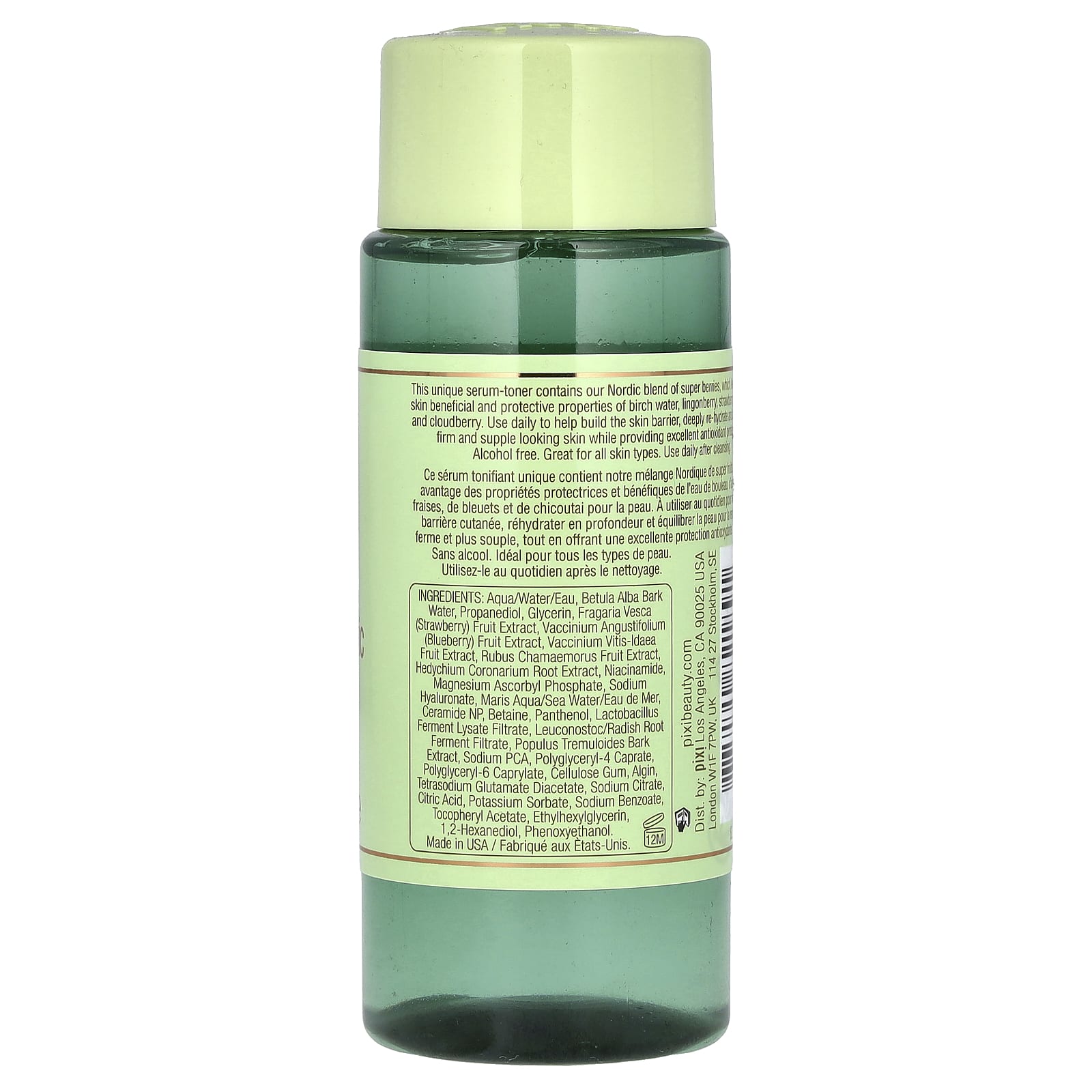 Pixi Beauty, Skintreats, антиоксидантный тоник, сохраняющая сыворотка-тоник, голубика и березовая вода, 100 мл (3,4 жидк. Унции)