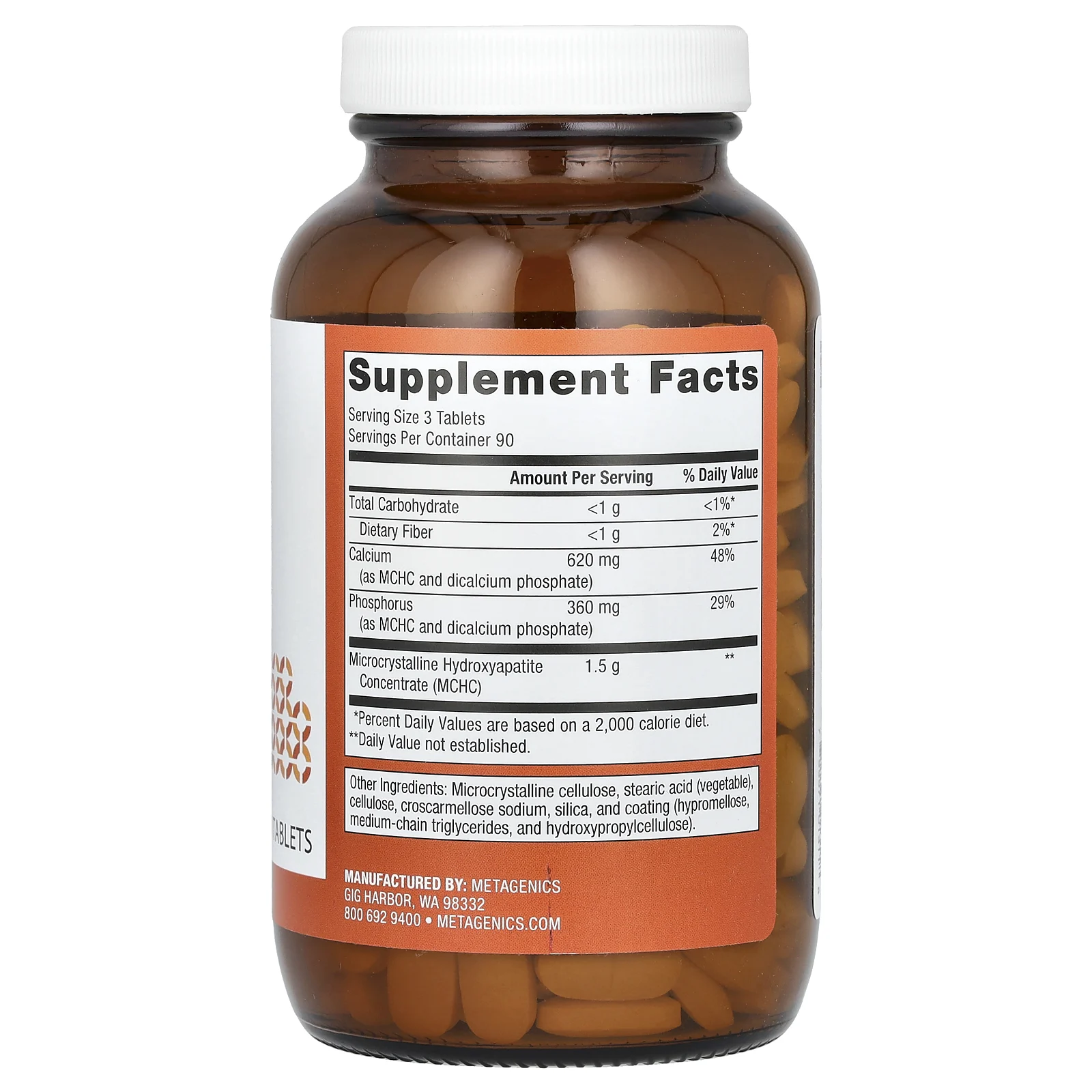 Metagenics, Bone Builder, средство для укрепления костей, 270 таблеток