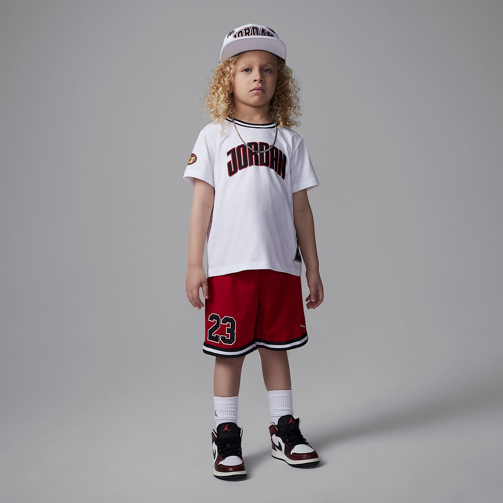 Jordan Little Kids' Playoff 2-Piece Mesh Shorts Set