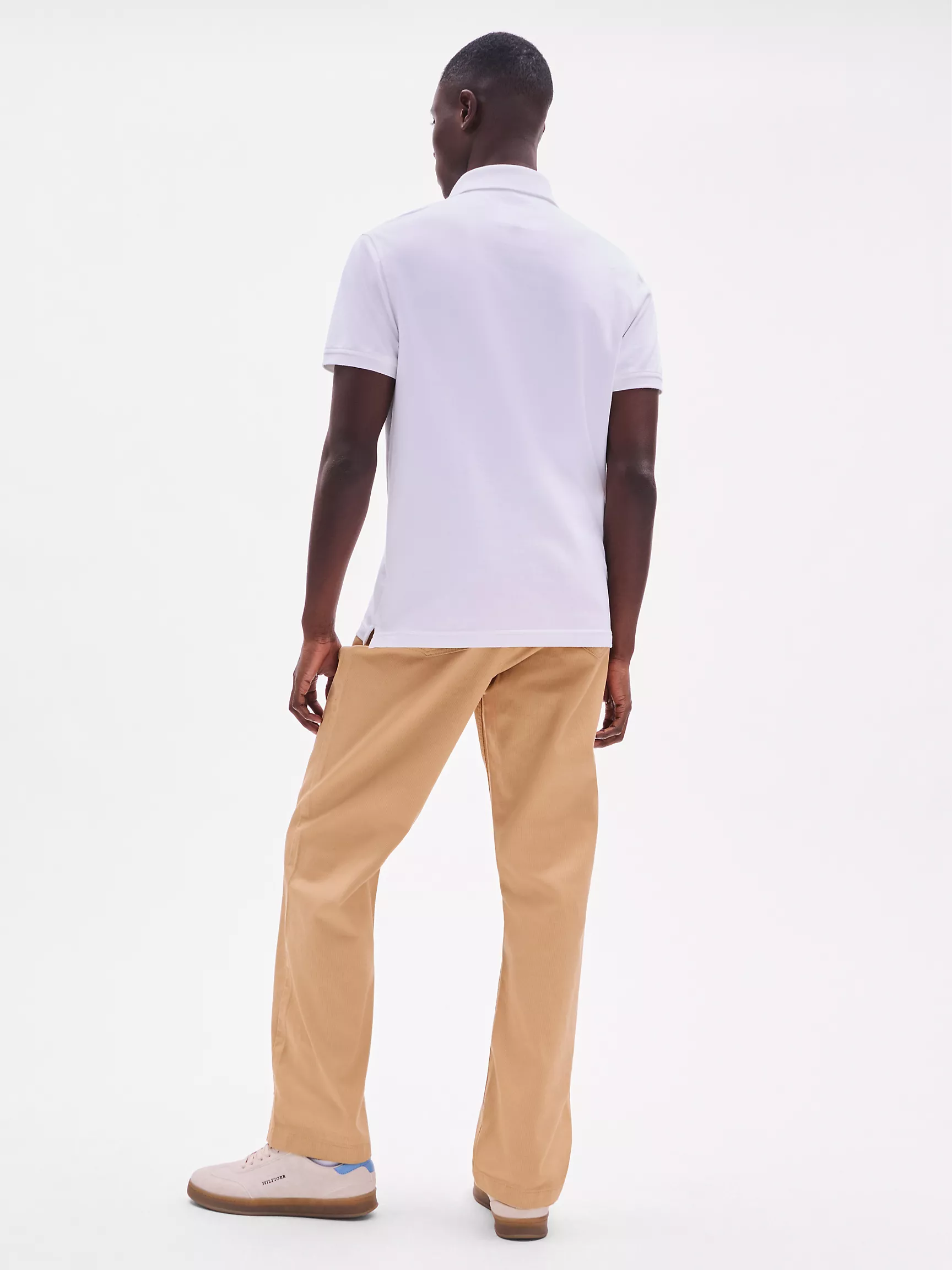 Мужское поло Tommy Hilfiger, Приталенное эластичное поло из пике