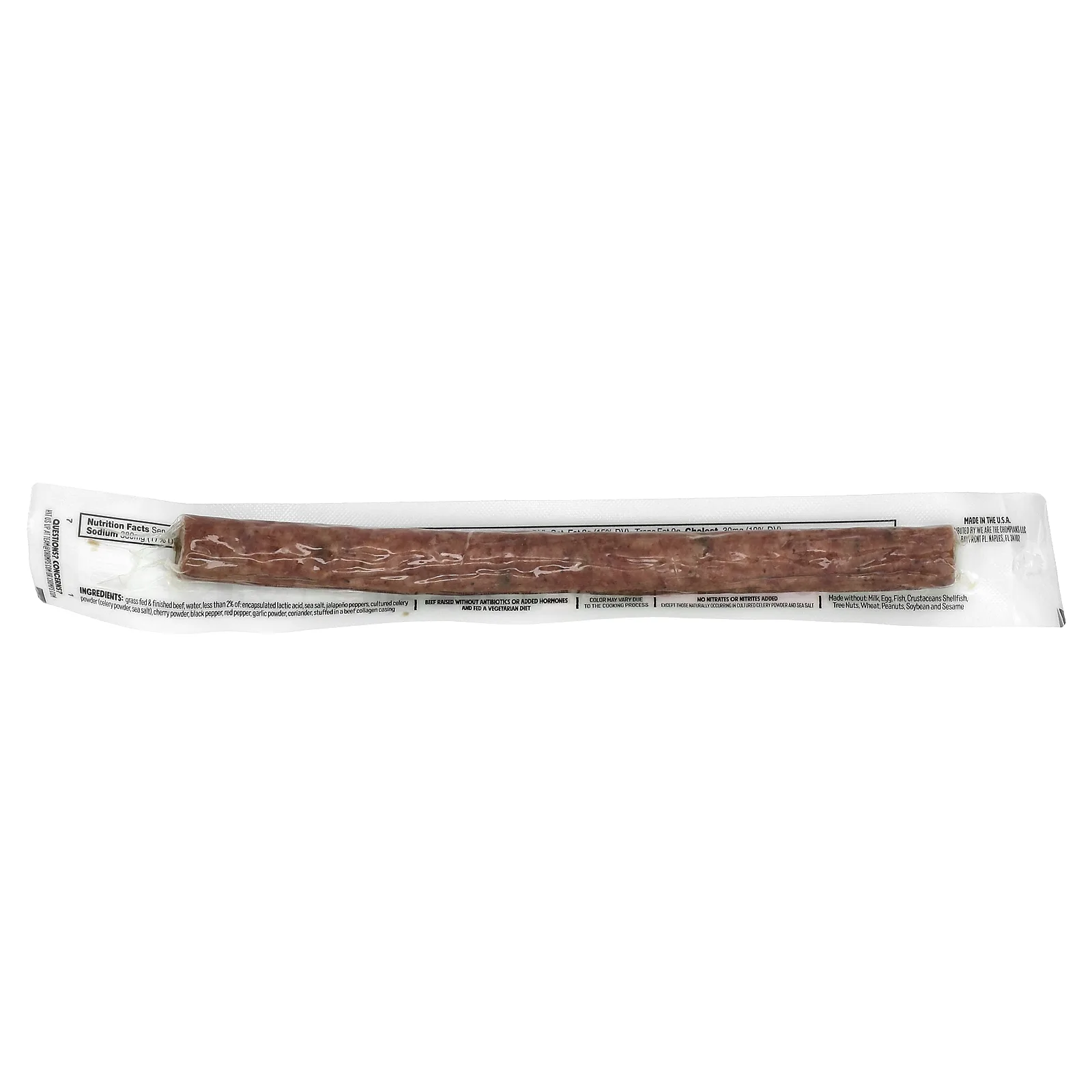 Chomps, Говяжий стик с халапеньо, средний, 32 г (1,15 унции)
