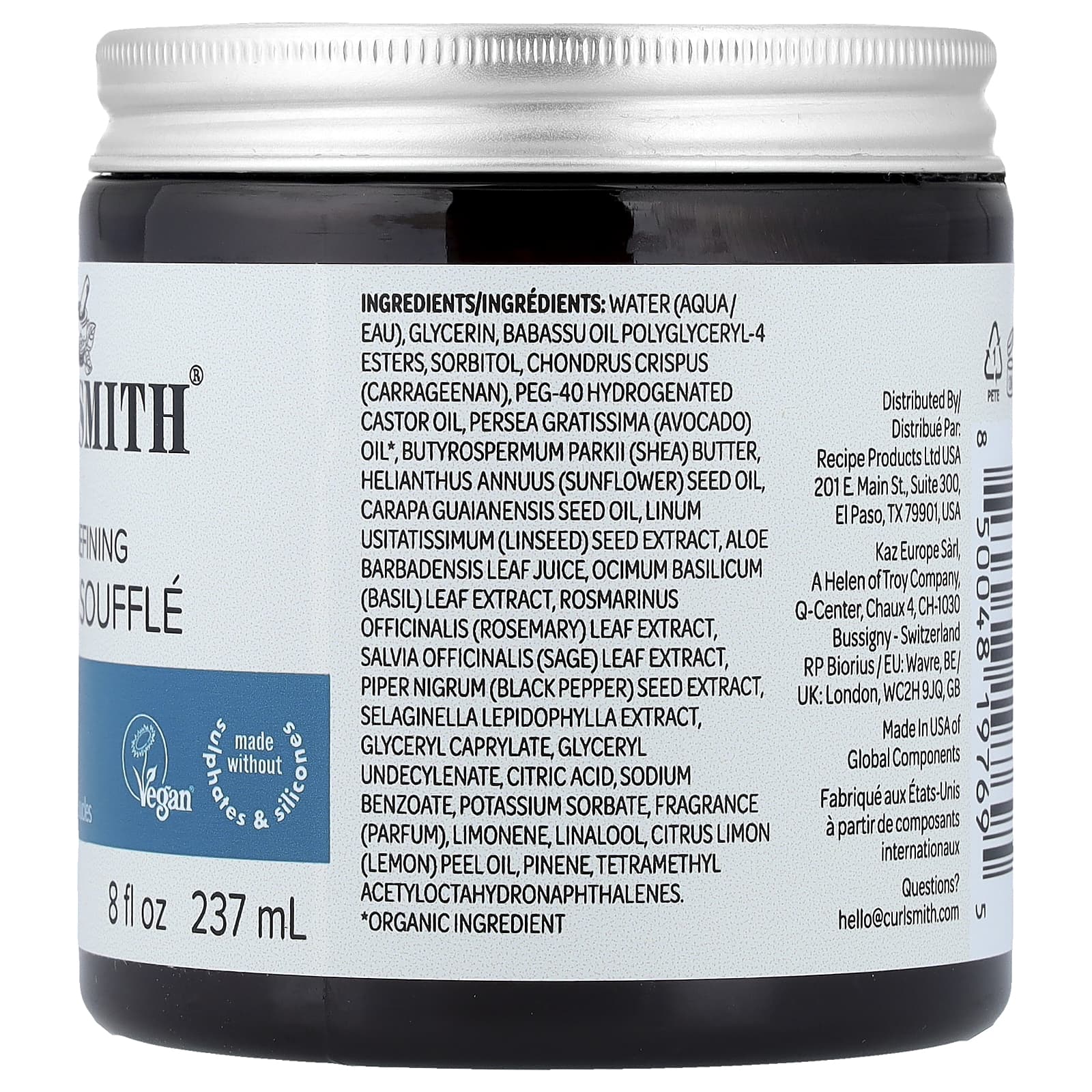 Curlsmith, средство для укладки локонов, для упругости и фиксации локонов, для всех типов локонов, 237 мл (8 жидк. унций)