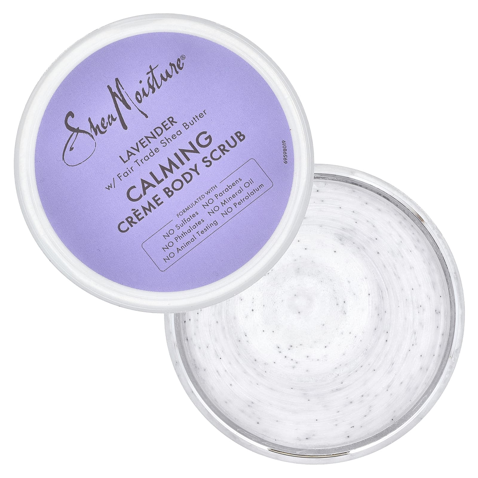 SheaMoisture, успокаивающий крем-скраб для тела, лаванда, 320 г (11,3 унции)