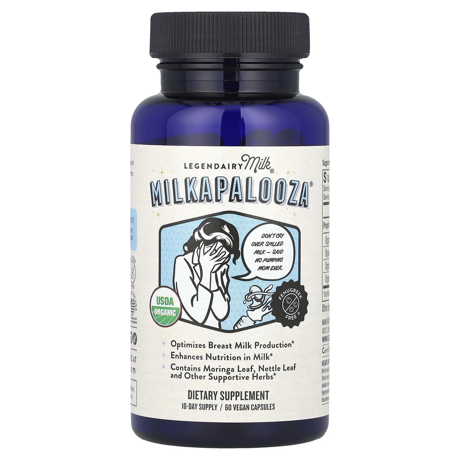 Legendairy Milk, Milkapalooza, 60 вегетарианских капсул