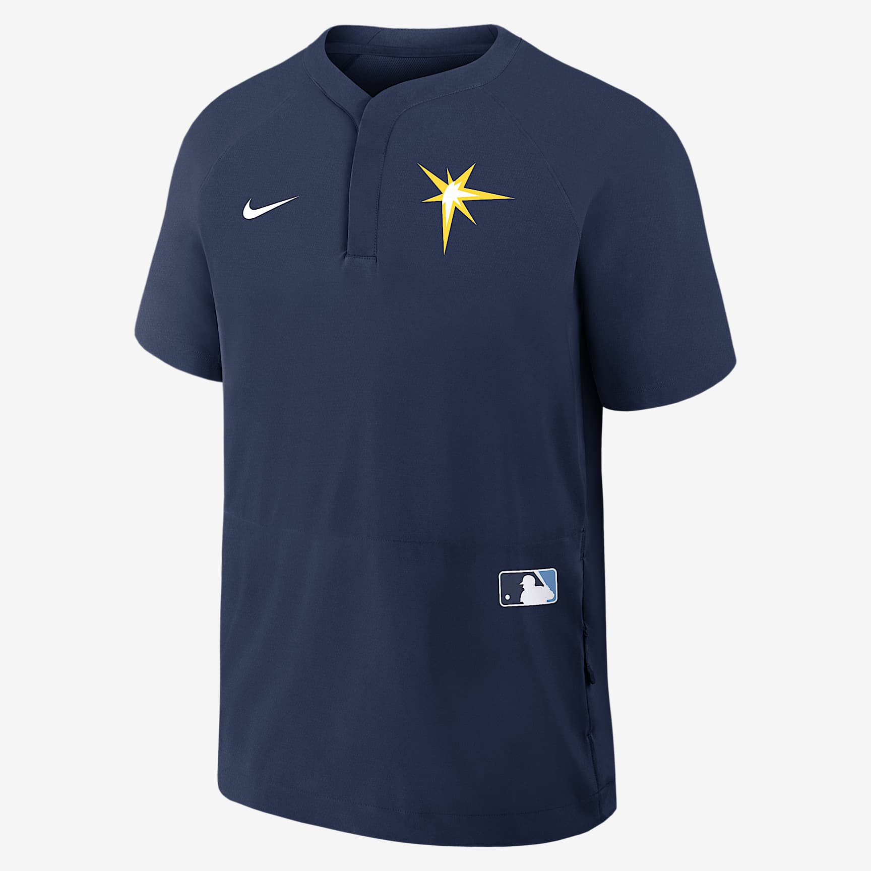 Tampa Bay Rays Authentic Collection Men's Nike MLB Short-Sleeve Windshirt