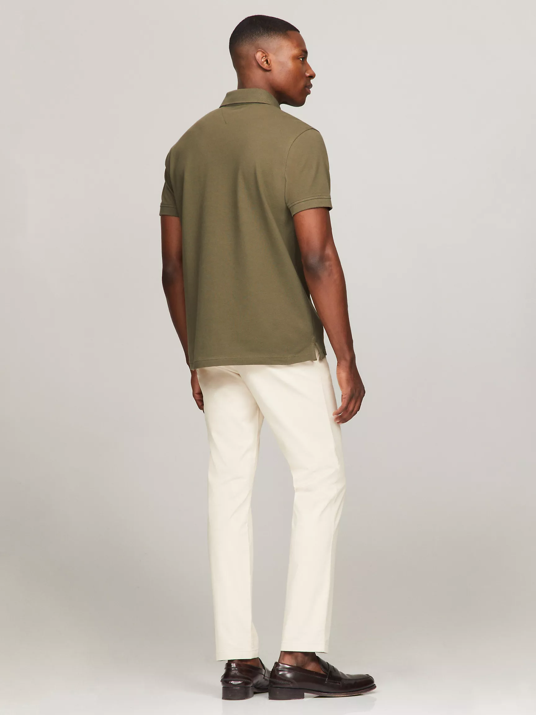 Мужское поло Tommy Hilfiger, Эластичное поло стандартного кроя Tommy