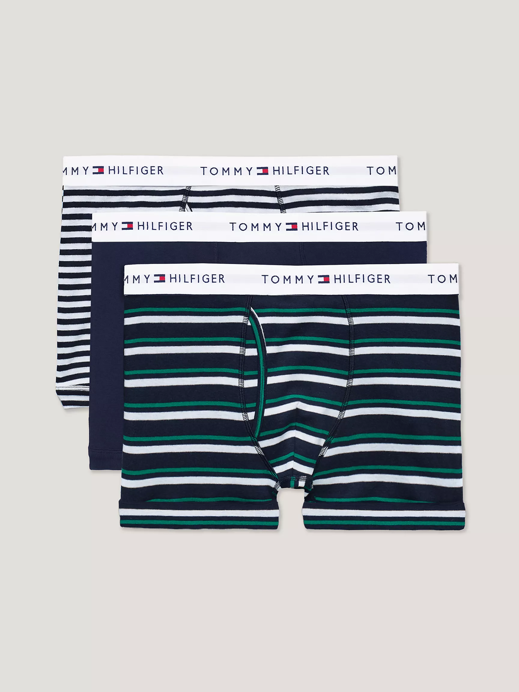 Мужское нижнее белье Tommy Hilfiger, Классические хлопковые трусы-боксёры (набор 3 шт.)
