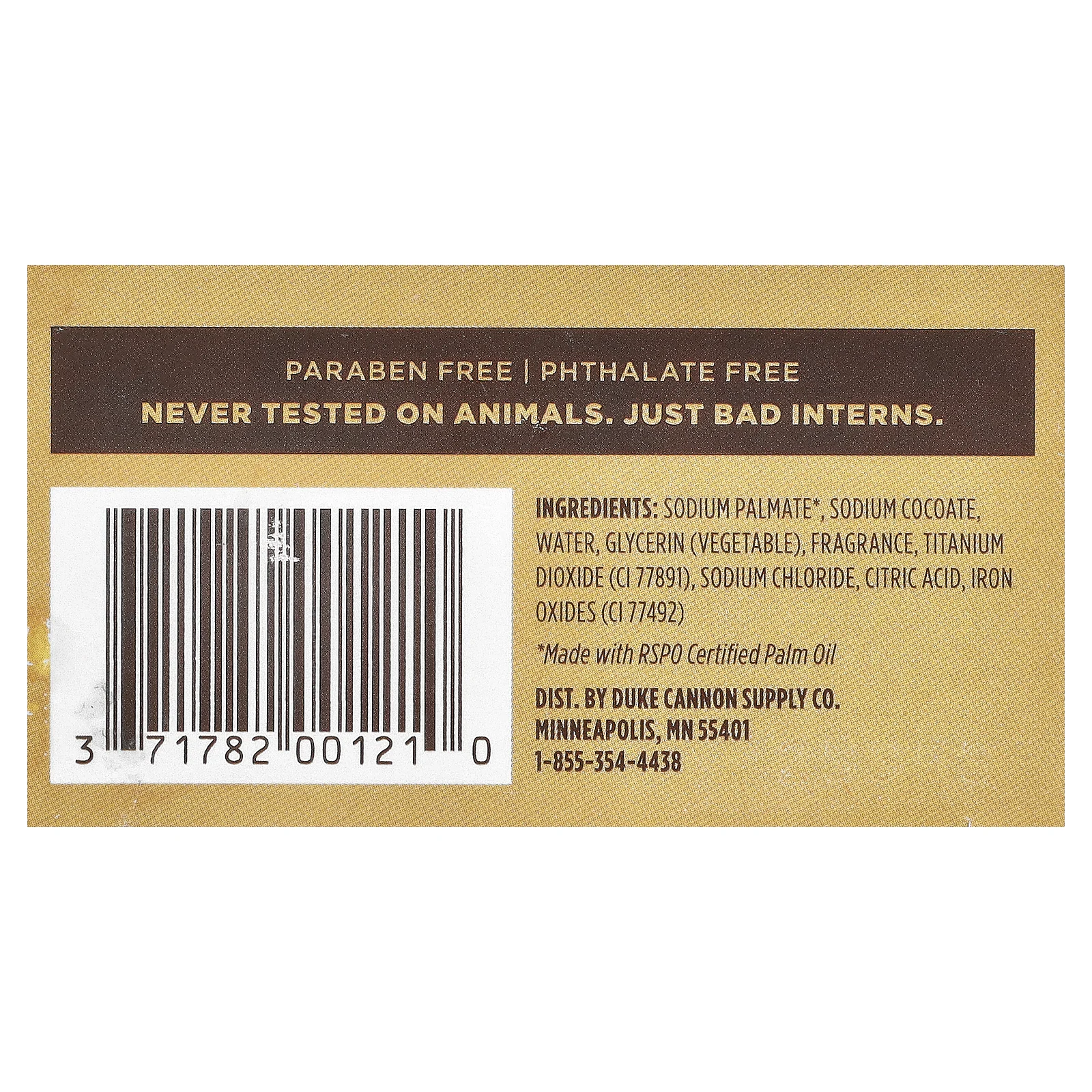 Duke Cannon Supply Co., Big Brick of Bar Soap, аромат Sawtooth, 283 г (10 унций)