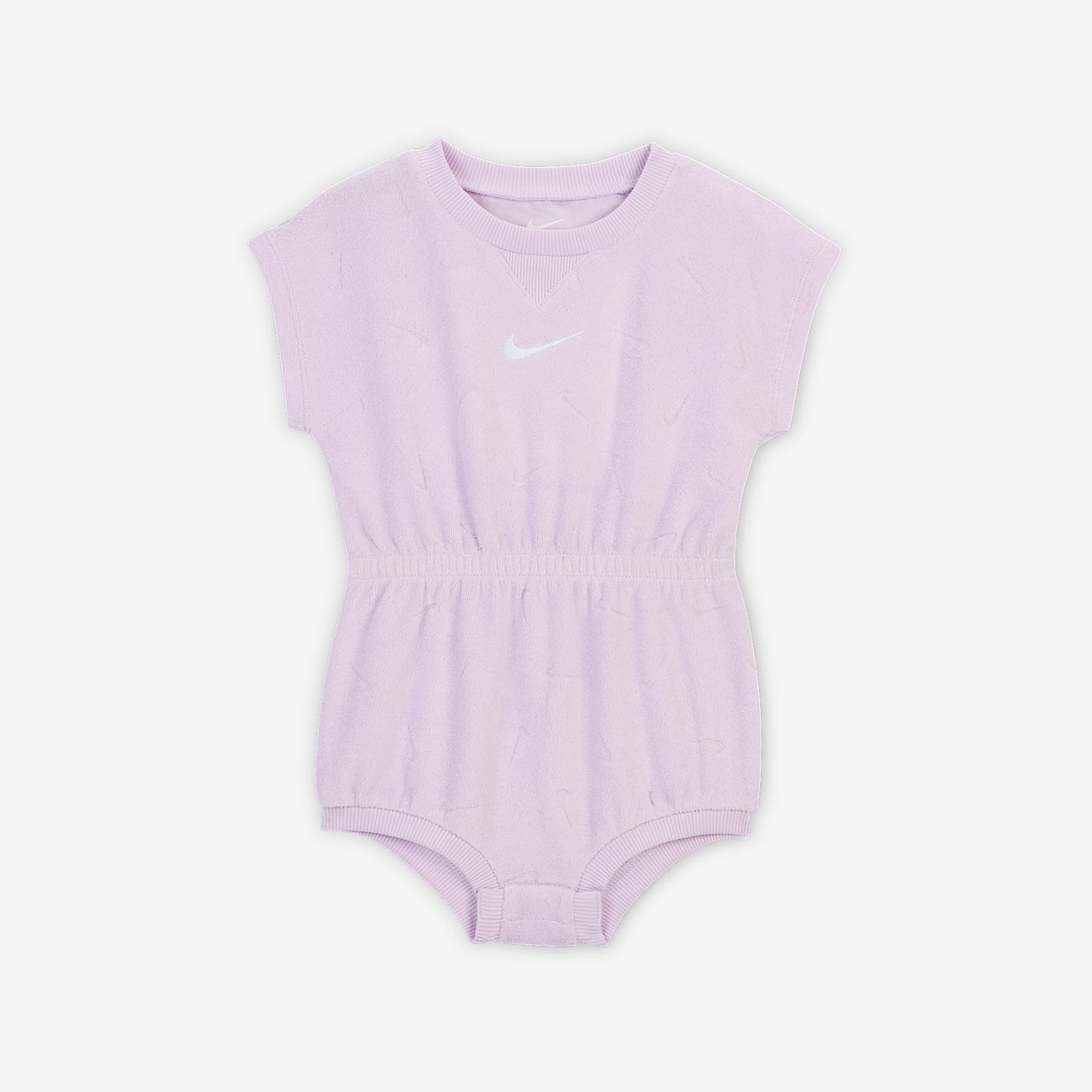 Nike Essentials Baby (12-24M) Jacquard Towel Terry Romper