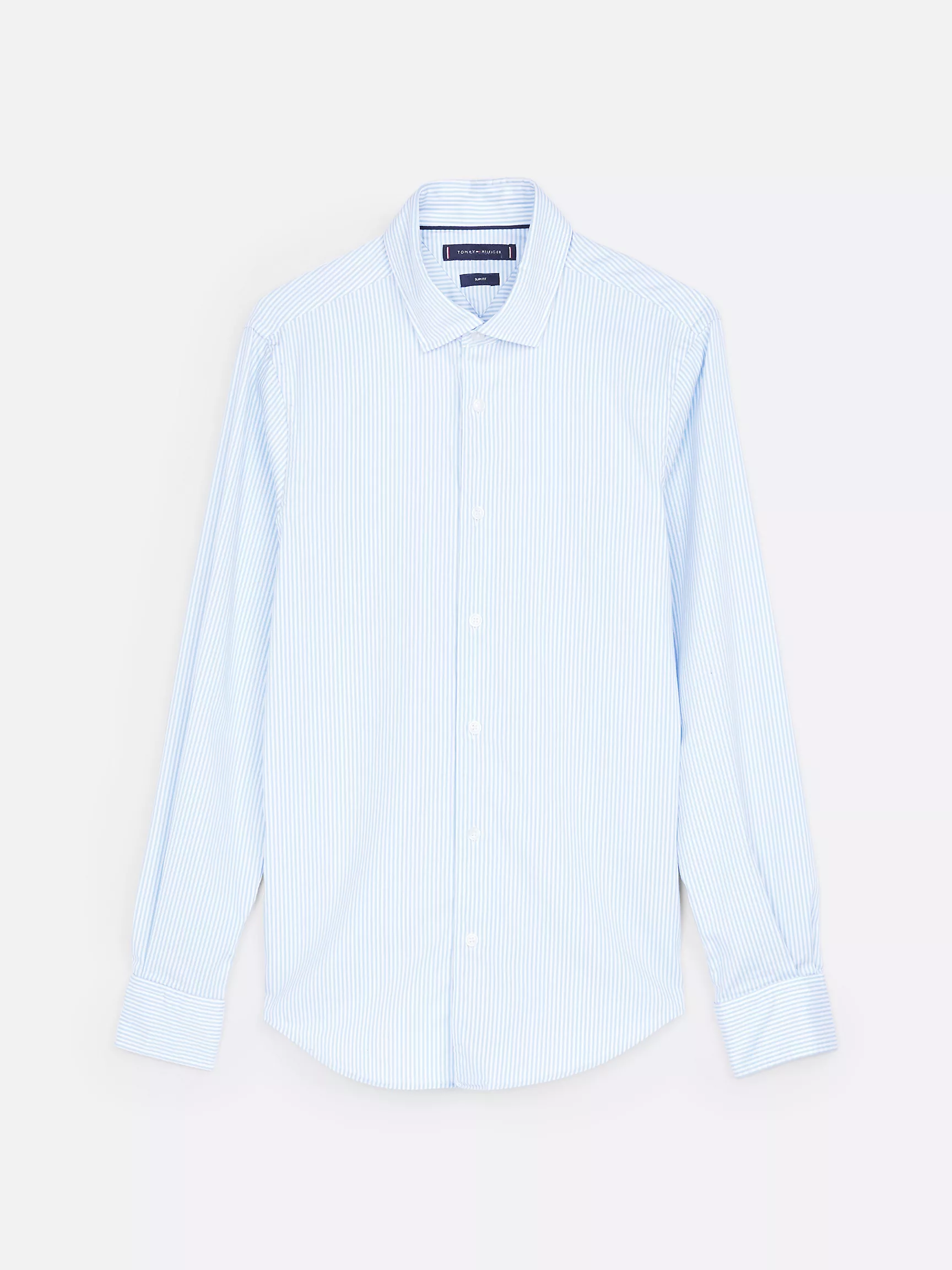 Мужская рубашка Tommy Hilfiger, Приталенная рубашка из поплина в полоску