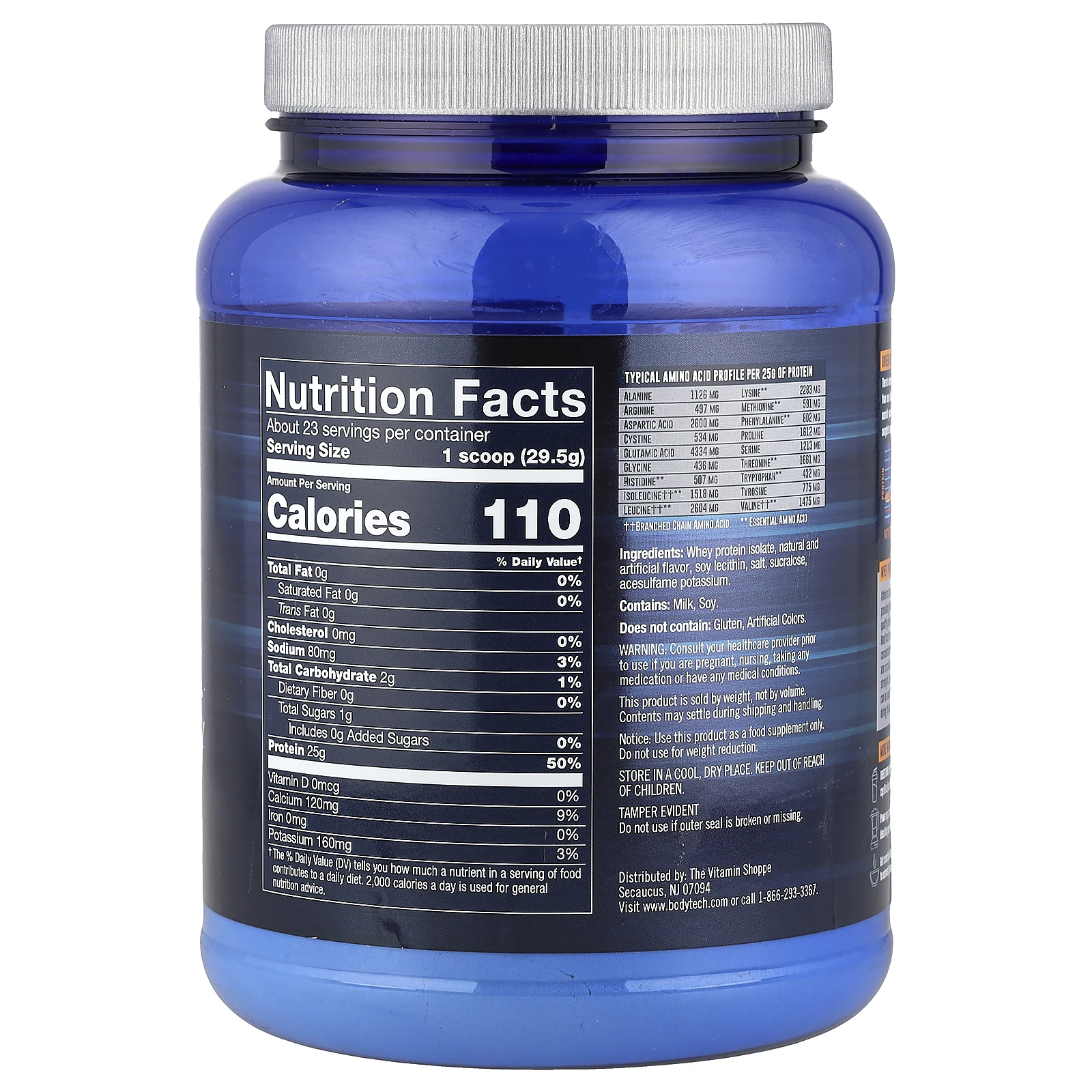 BodyTech, Изолят сывороточного протеина, фруктовые хлопья, 680 г (1,5 фунта)