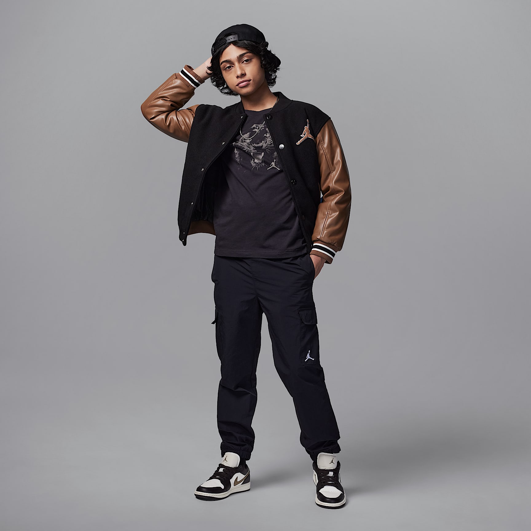 Air Jordan 3 Big Kids' Jordan Panther Graphic T-Shirt