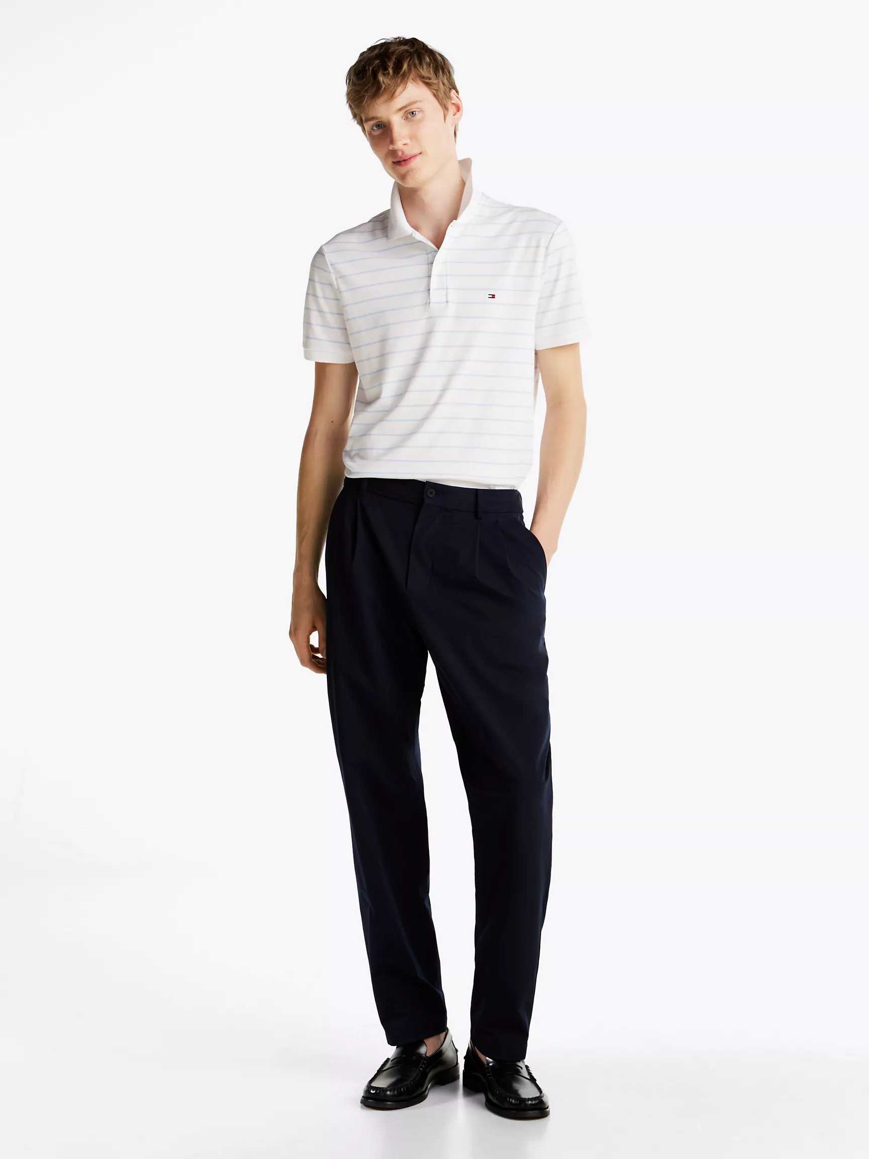 Мужское поло Tommy Hilfiger, Хлопковое поло стандартного кроя