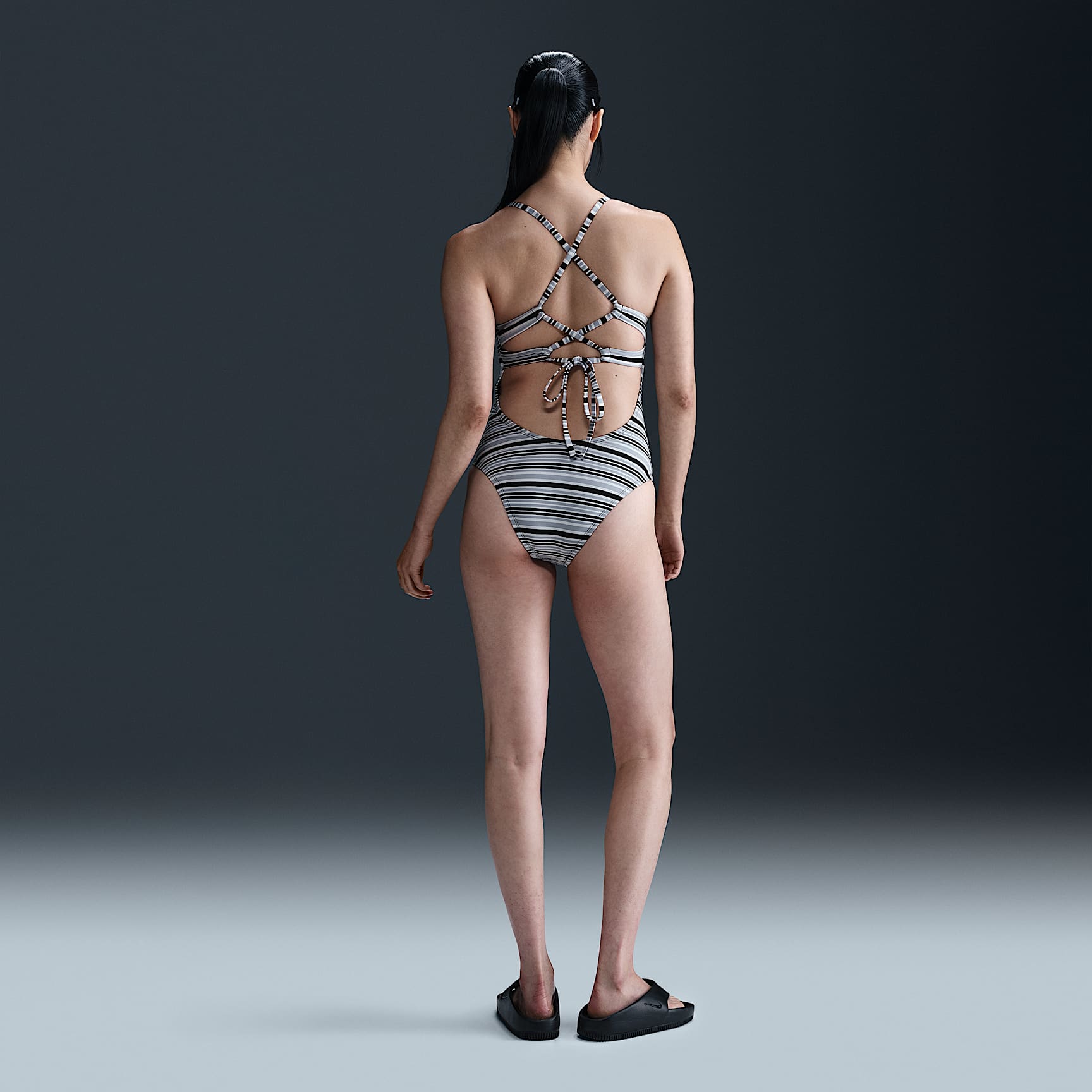 Nike Swim Women's Lace-Up One-Piece