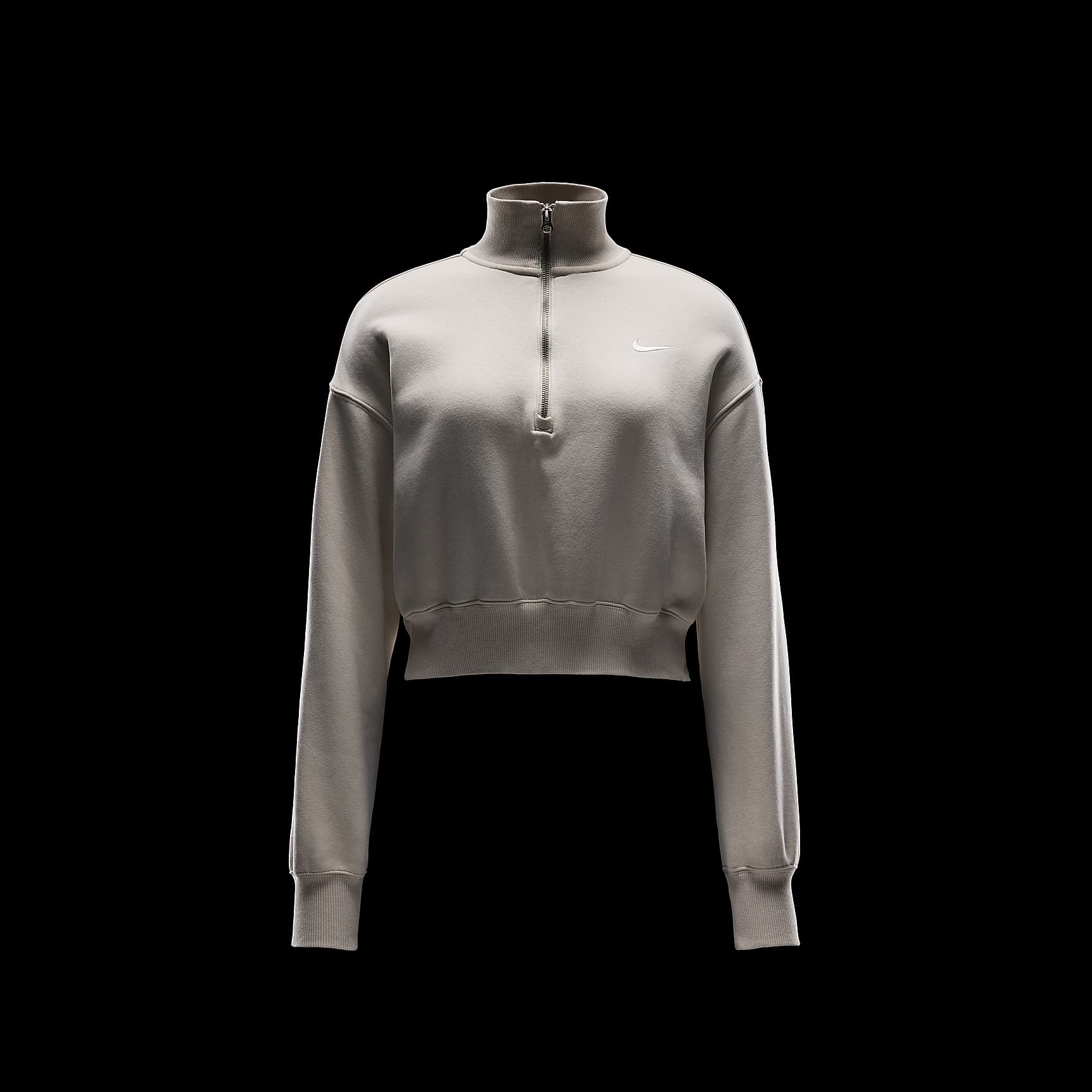 Nike Sportswear Phoenix Fleece Women's 1/4-Zip Cropped Sweatshirt