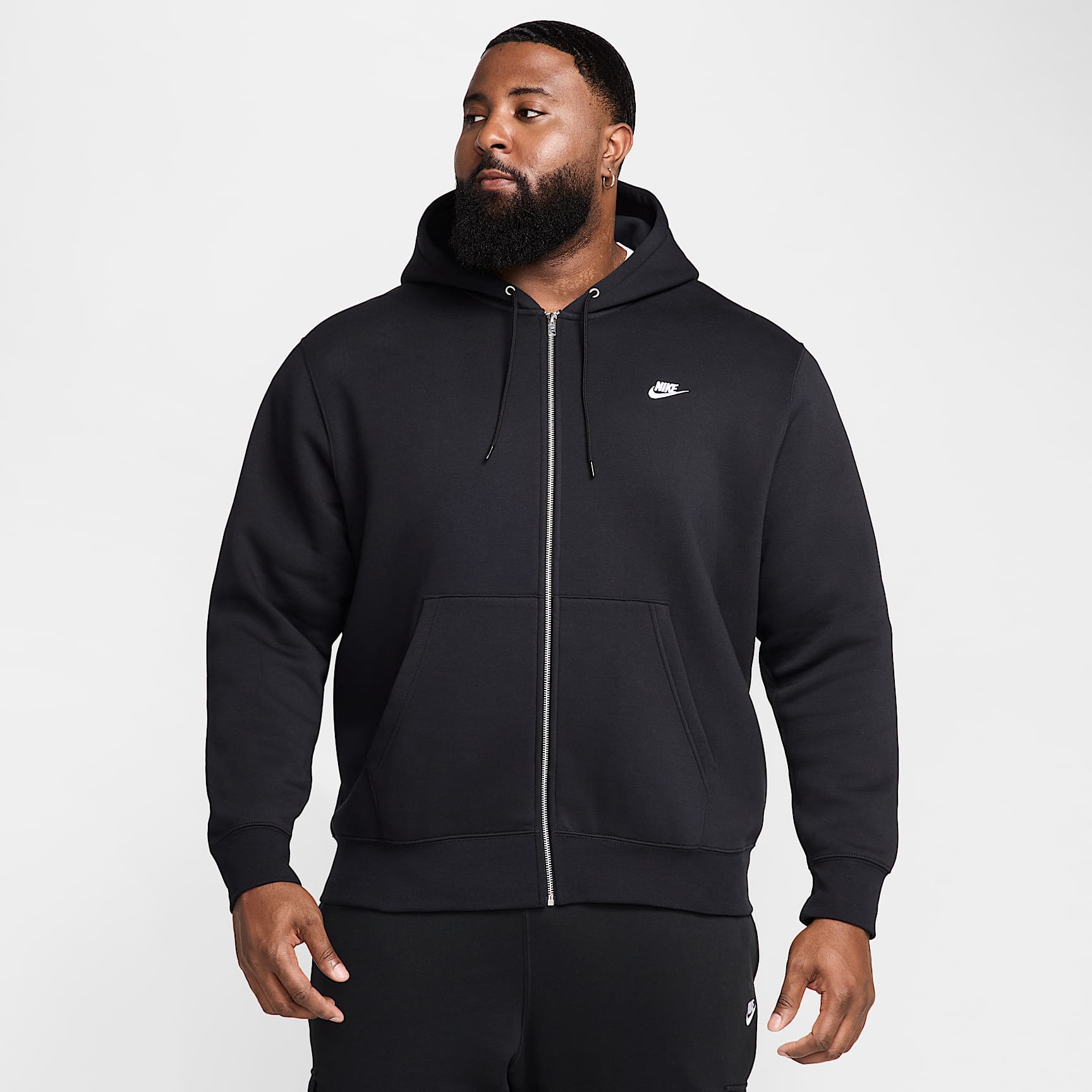 Nike Club Men's Full-Zip Fleece Hoodie